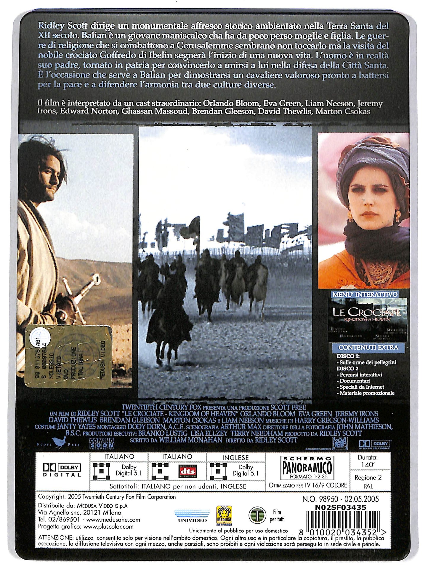 EBOND Le crociate - Kingdom of Heaven STEELBOOK DVD D670115