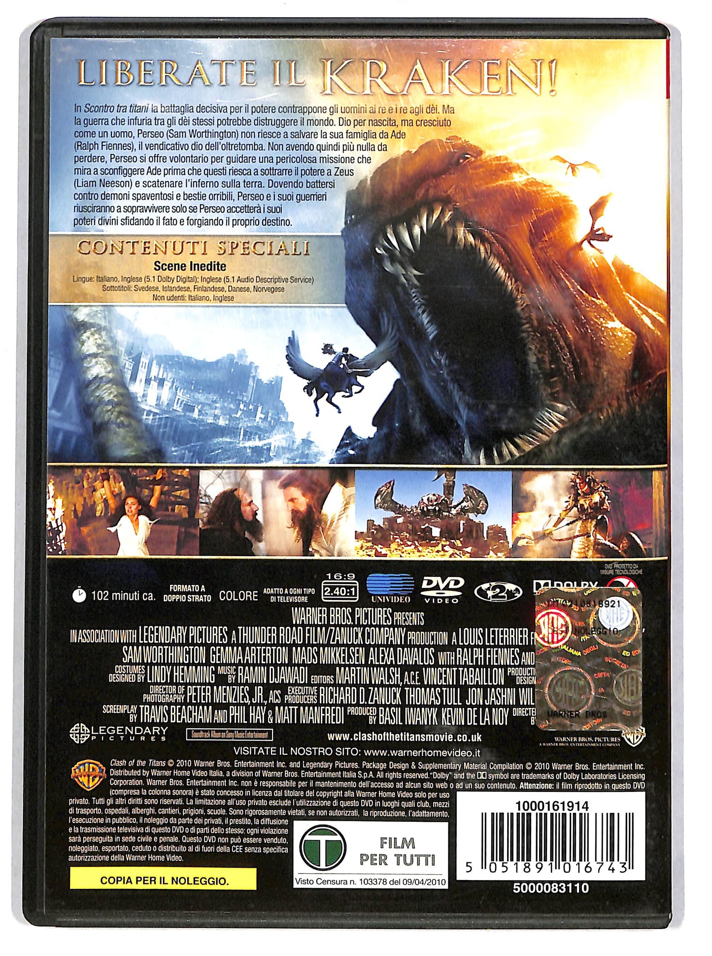EBOND Scontro tra titani Noleggio DVD D670132