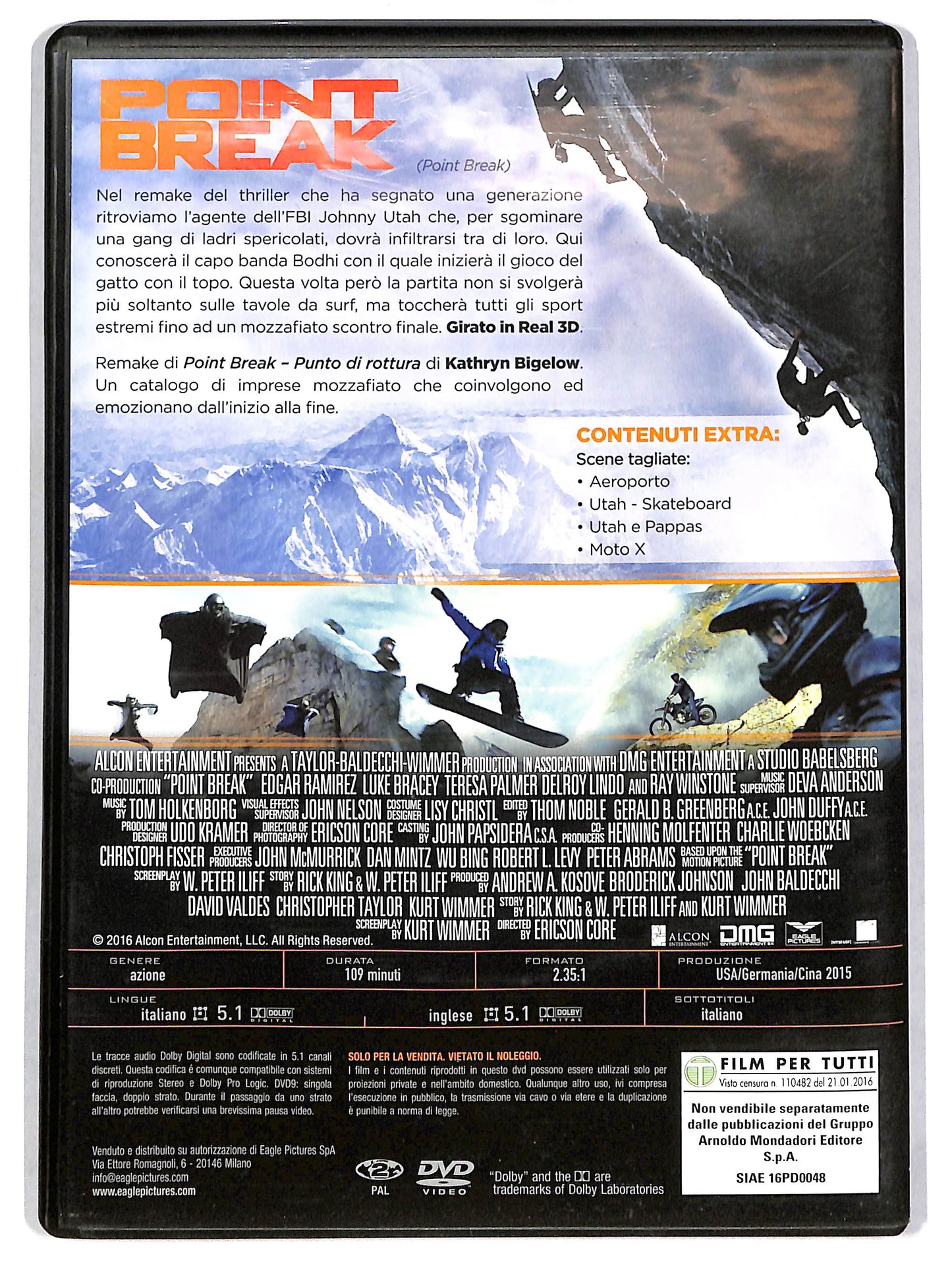 EBOND Point Break (film 2015) DVD D670153