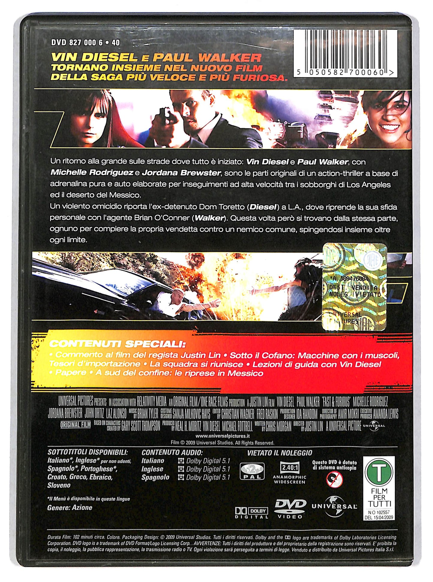 EBOND Fast and Furious (film 2001) DVD D670161