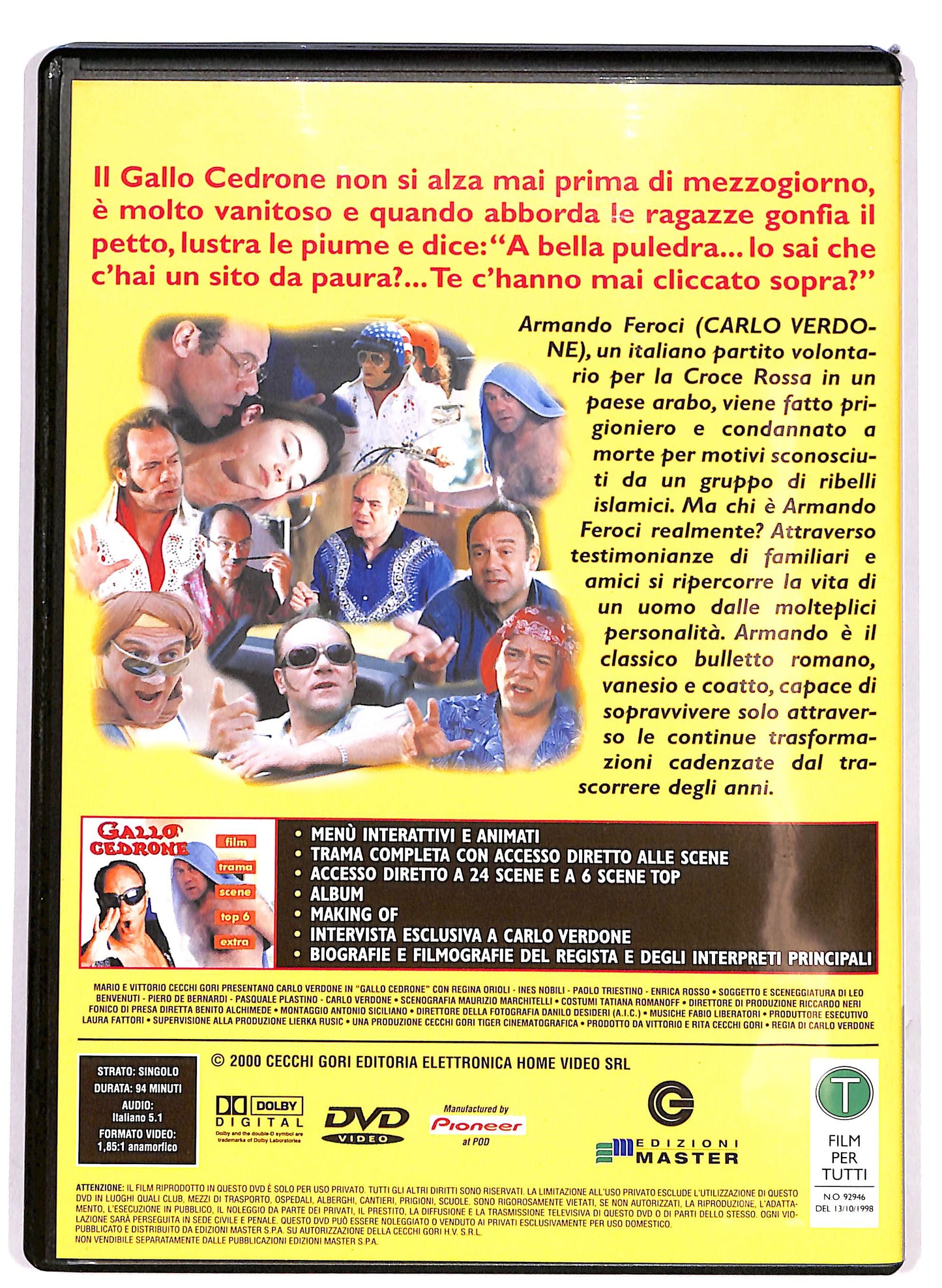 EBOND Gallo cedrone vol.4 EDITORIALE DVD D670252
