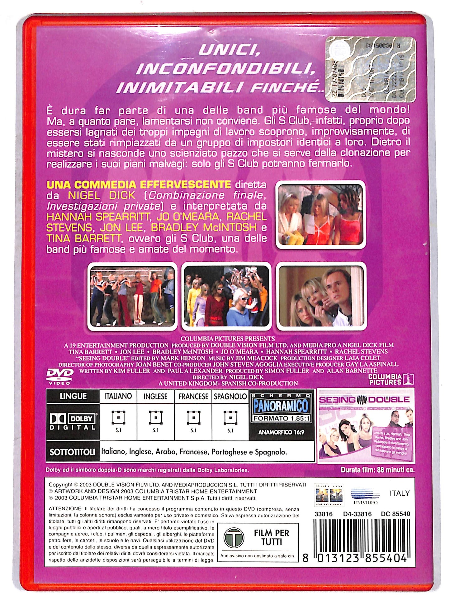 EBOND S Club allo specchio NOLEGGIO DVD D670308