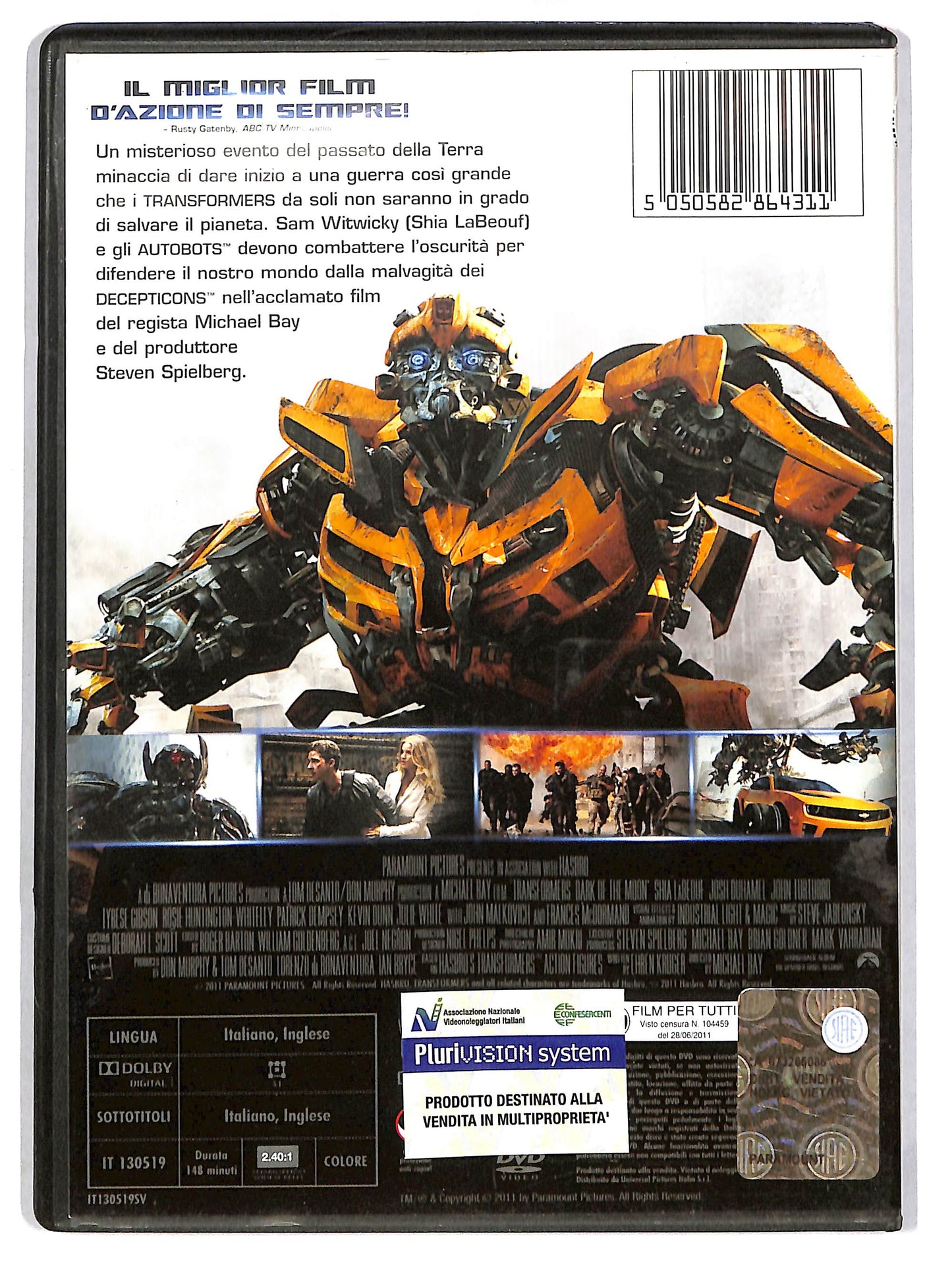 EBOND Transformers 3 Noleggio DVD D670409