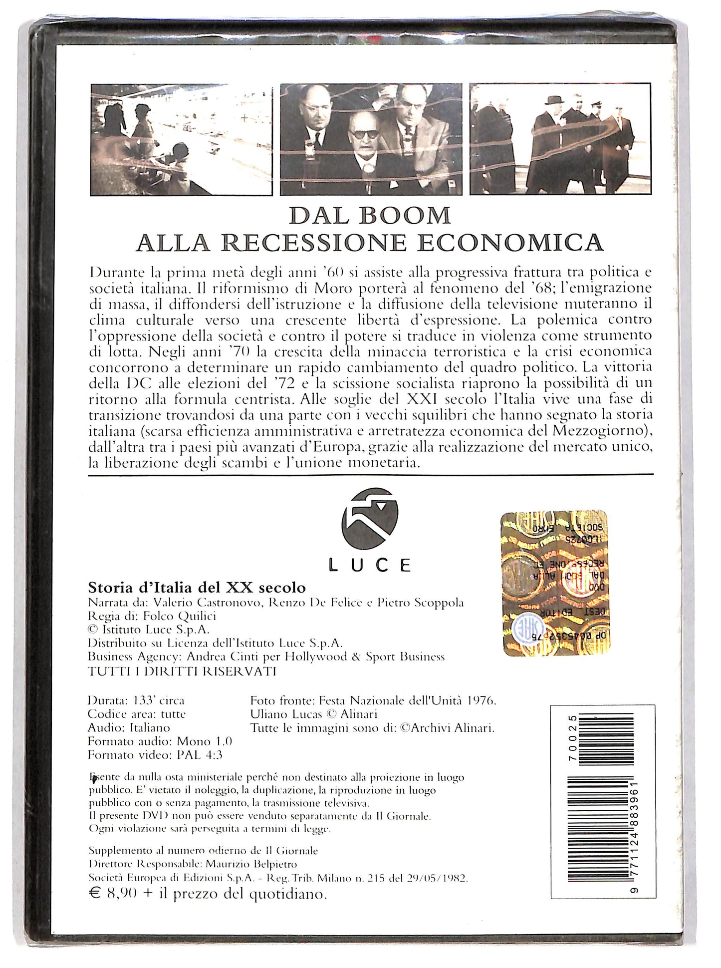 EBOND Storia d'Italia del XX secolo 25 EDITORIALE DVD D670419