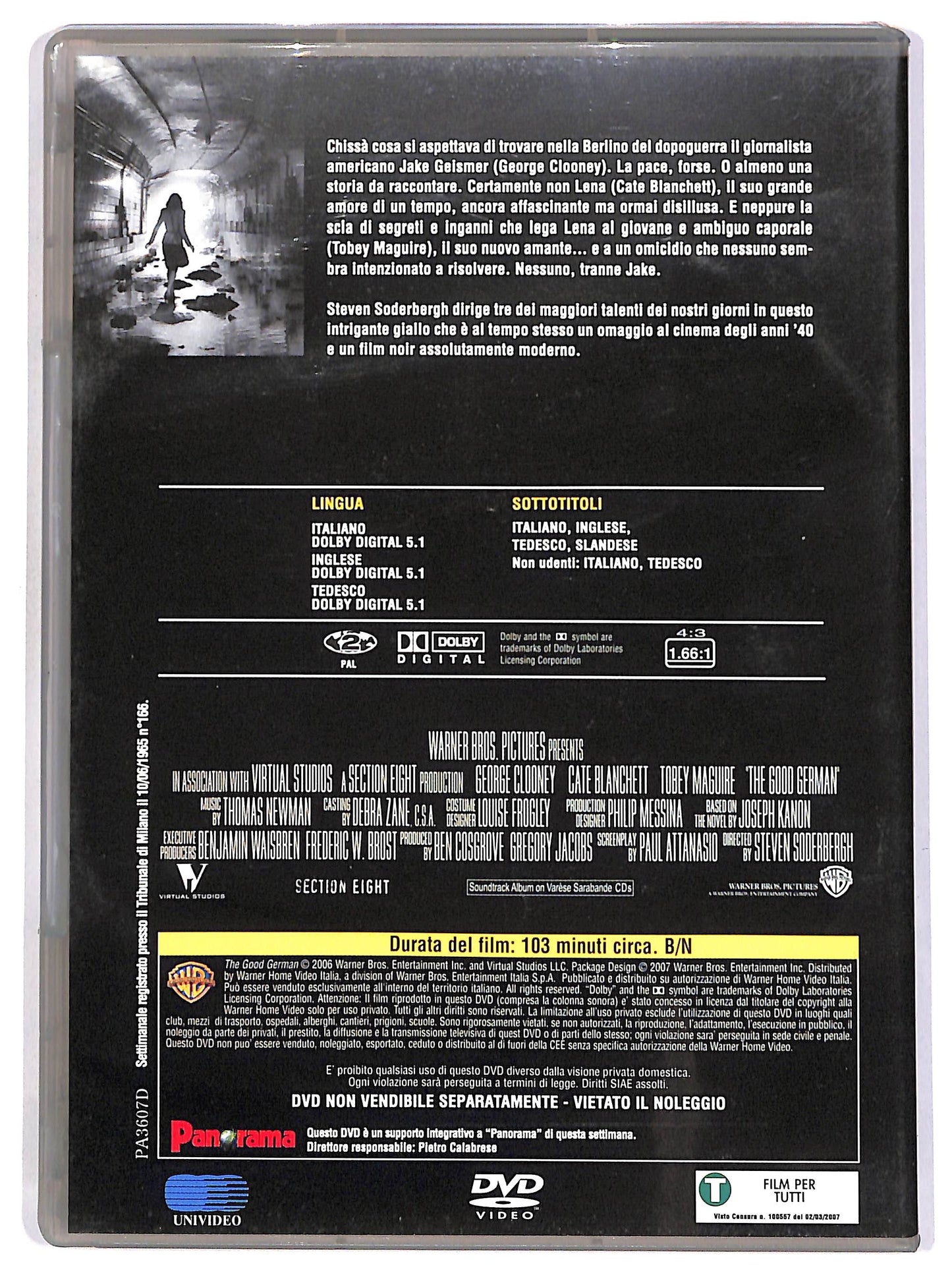 EBOND Intrigo a Berlino EDITORIALE DVD D670501