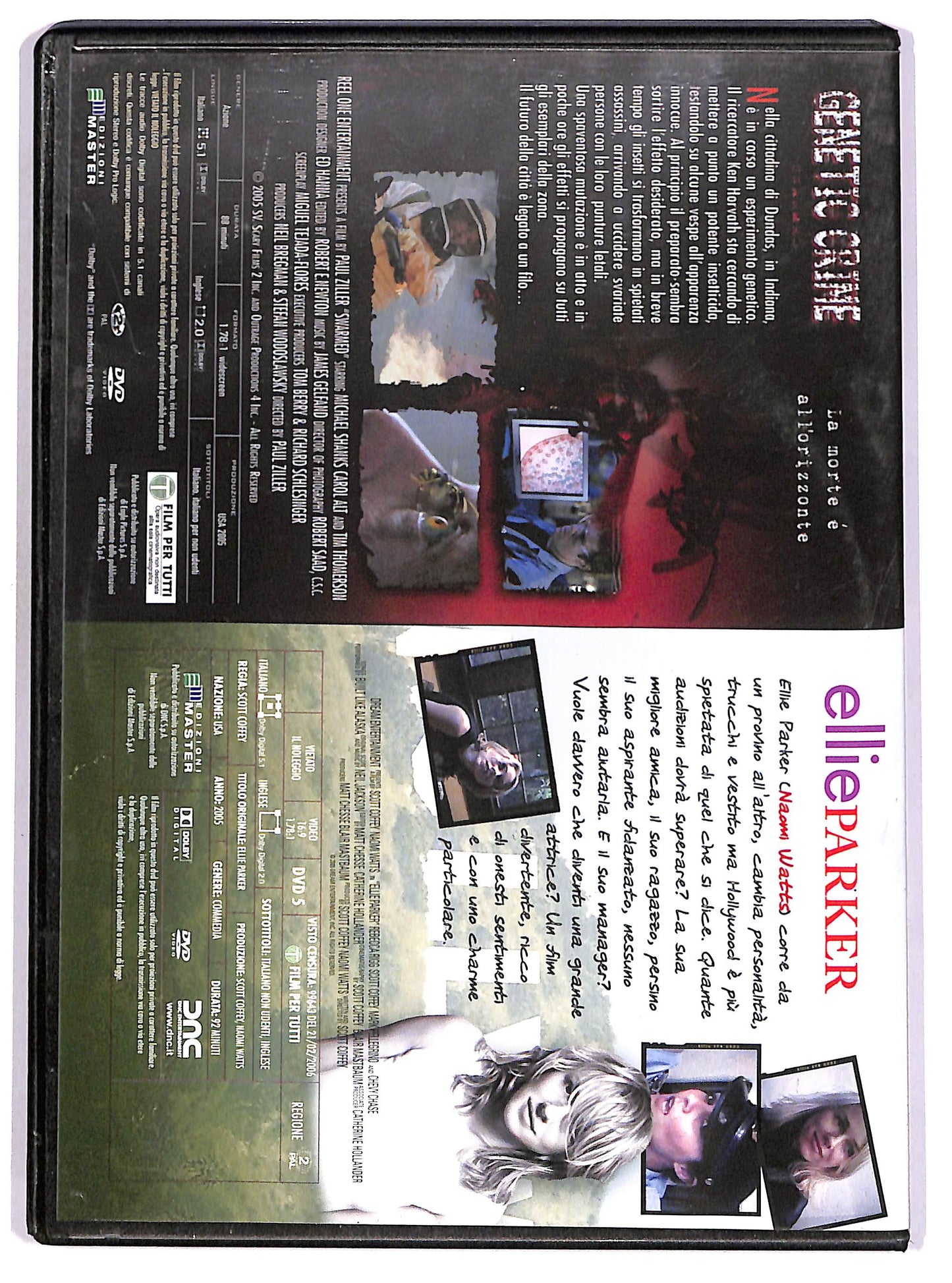 EBOND Ellie Parker + Genetic Crime (Combo) EDITORIALE DVD D670516