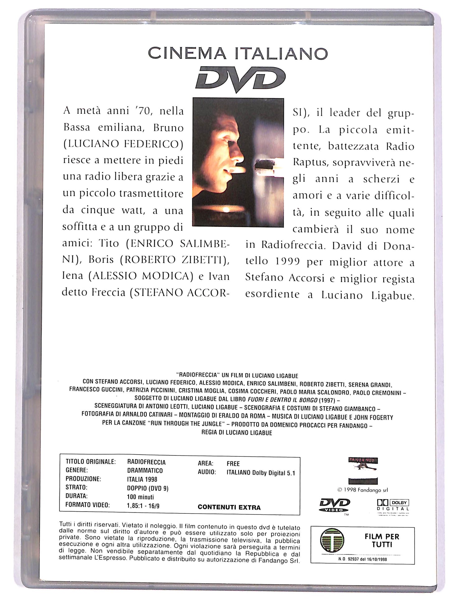 EBOND Radiofreccia EDITORIALE DVD D670540