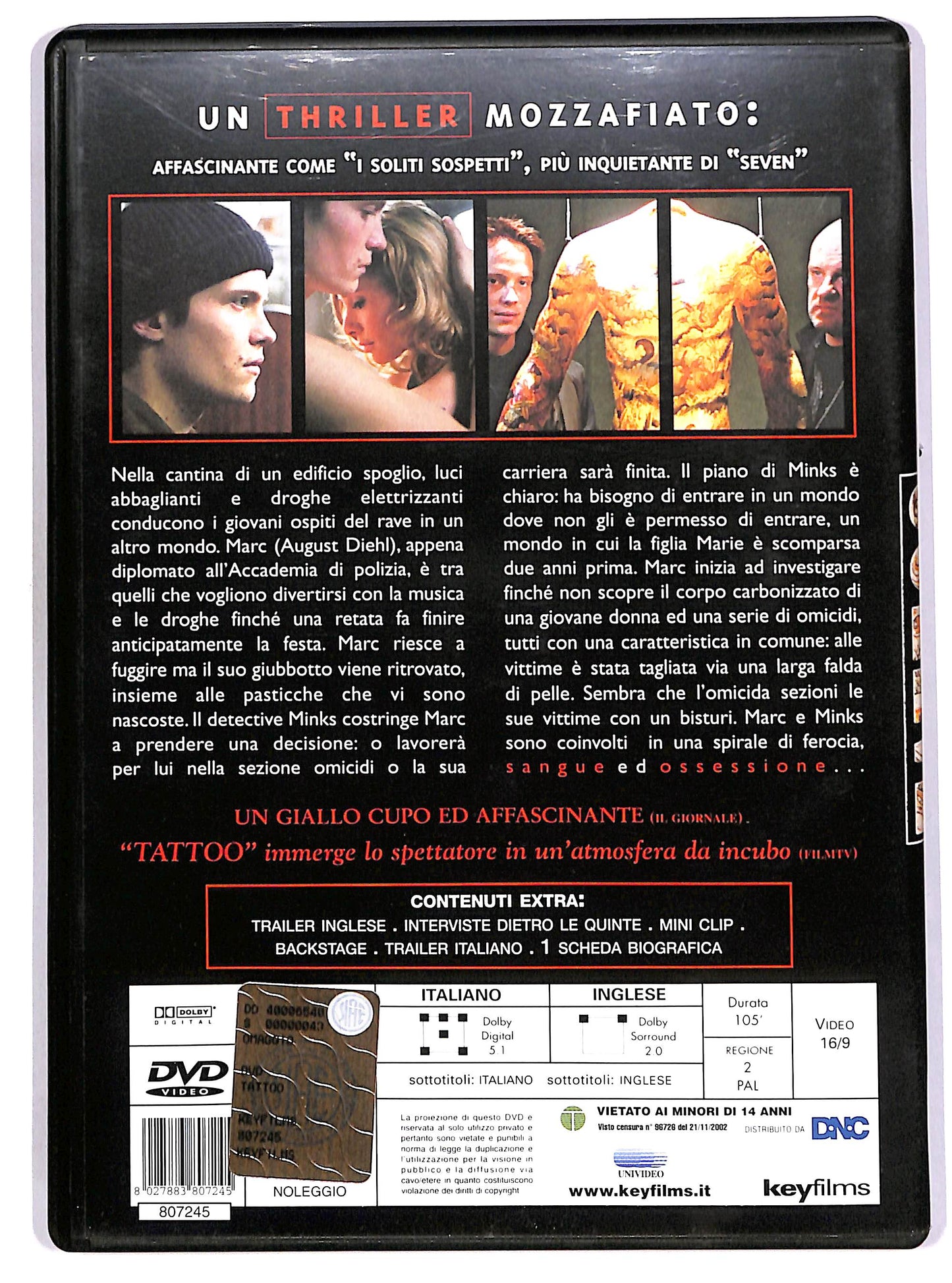 EBOND Tattoo DVD D670621