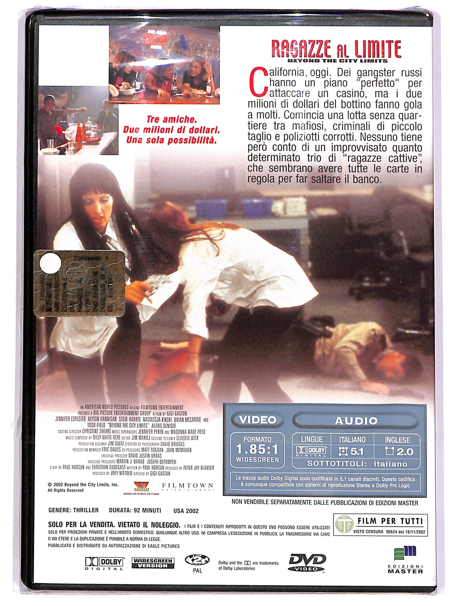 EBOND Ragazze al limite - Beyond the City Limits EDITORIALE DVD D670639