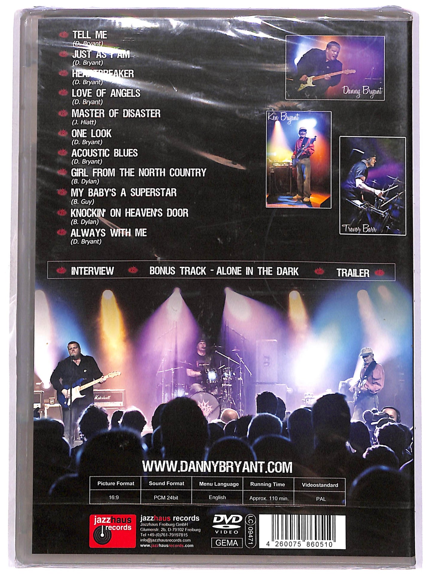 EBOND Danny Bryant's Redeyeband – Night Life - Live In Holland DVD D670712