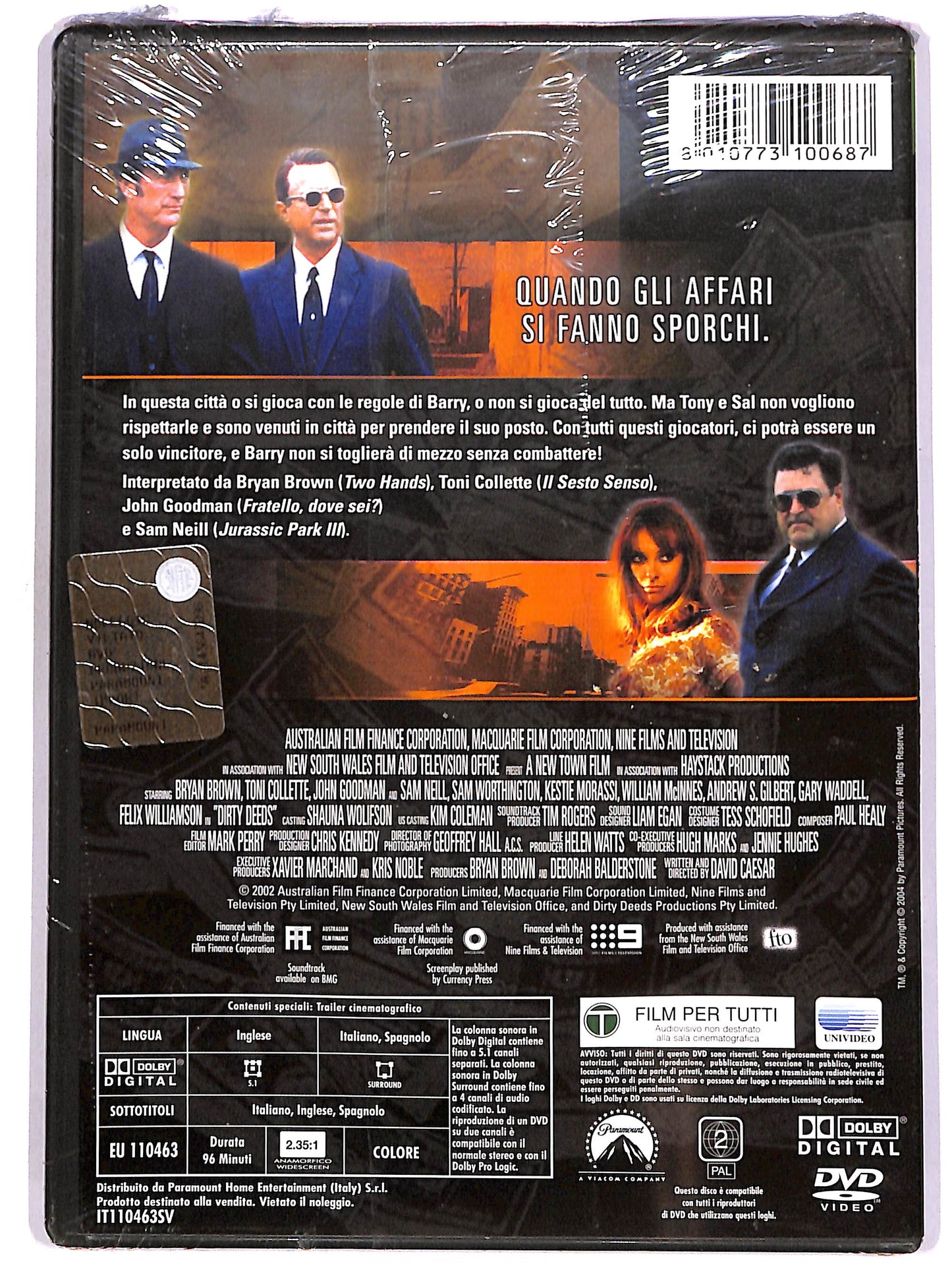 EBOND Dirty Deeds - Le regole del gioco DVD D670721