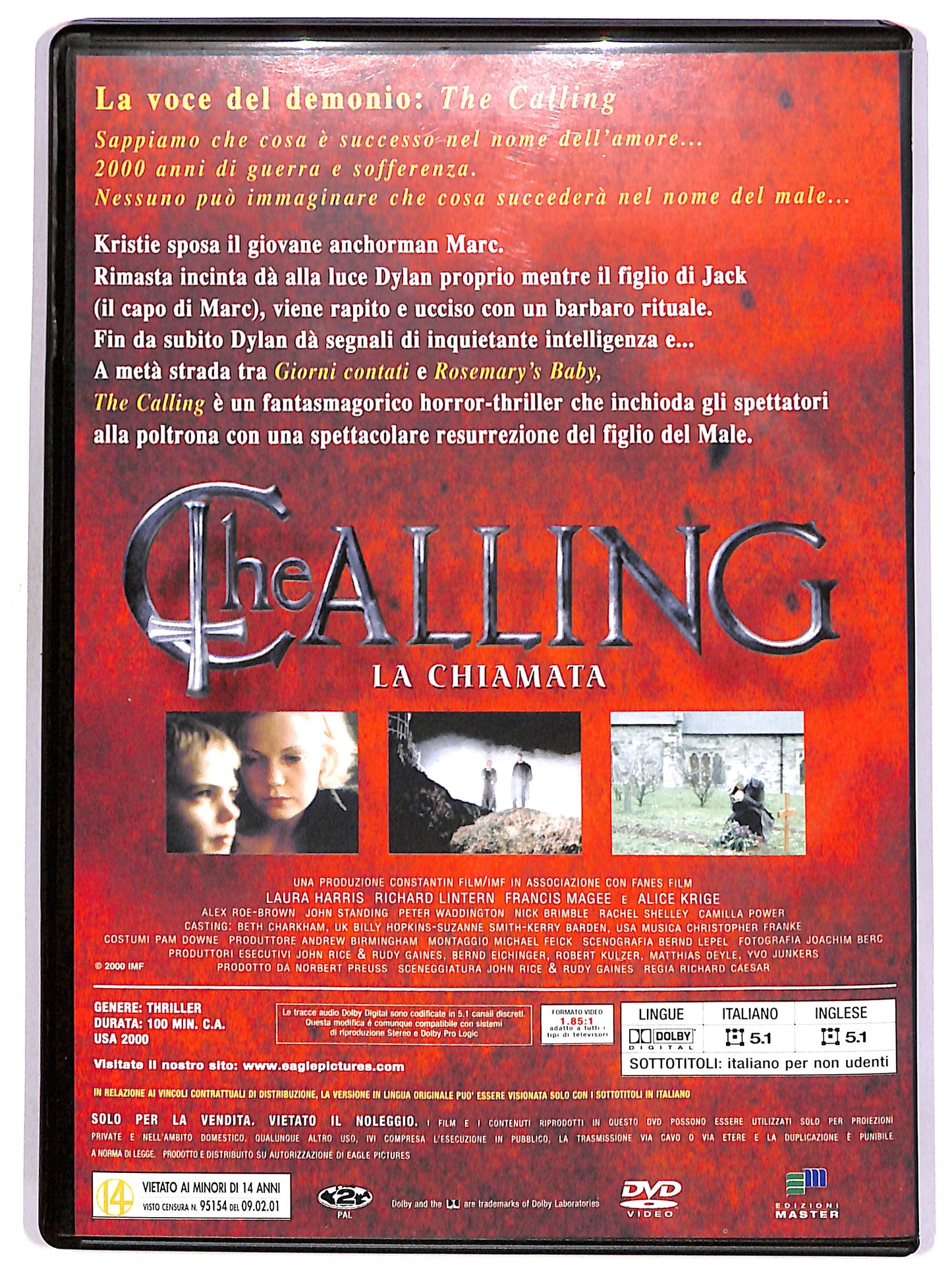 EBOND The Calling - La chiamata EDITORIALE DVD D670731