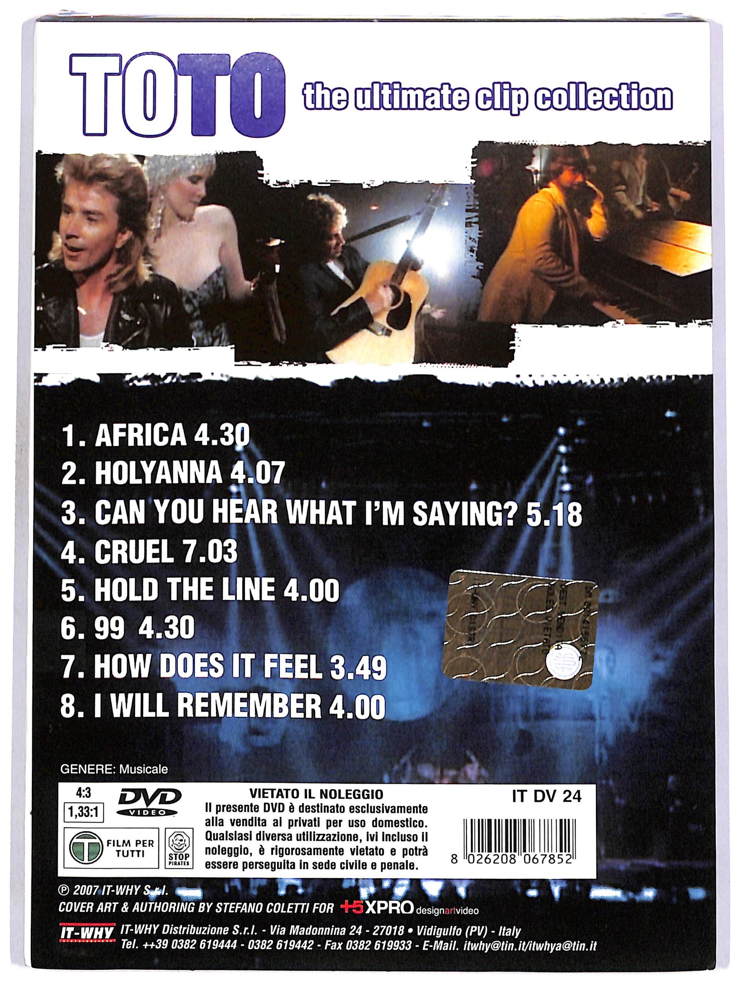 EBOND Toto – The Ultimate Clip Collection SLIPCASE DVD D670750