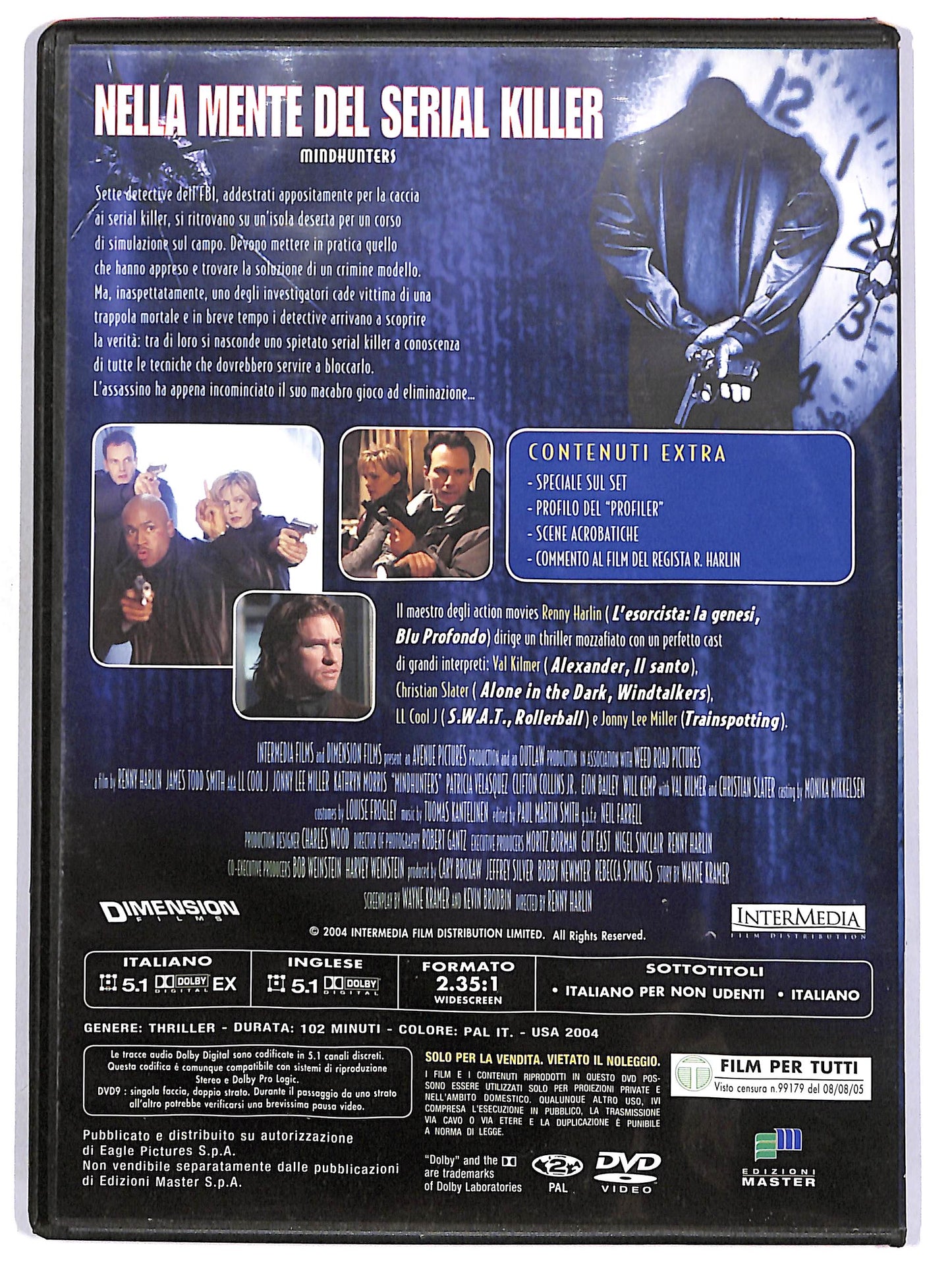 EBOND Nella mente del serial killer EDITORIALE DVD D670813