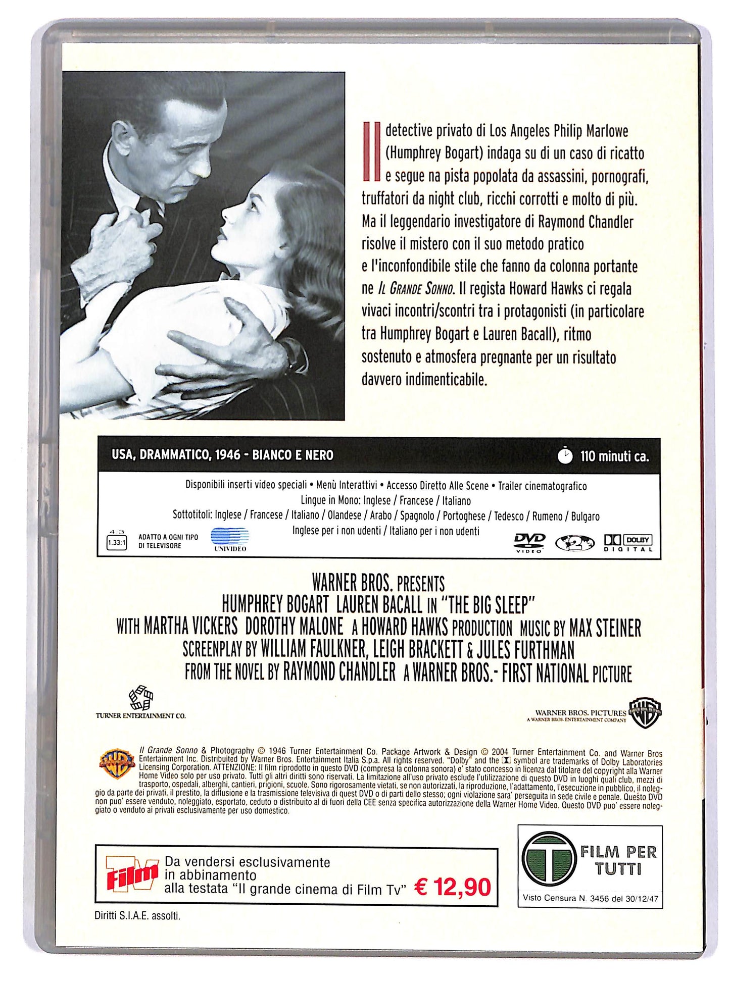 EBOND Il grande sonno EDITORIALE DVD D670818