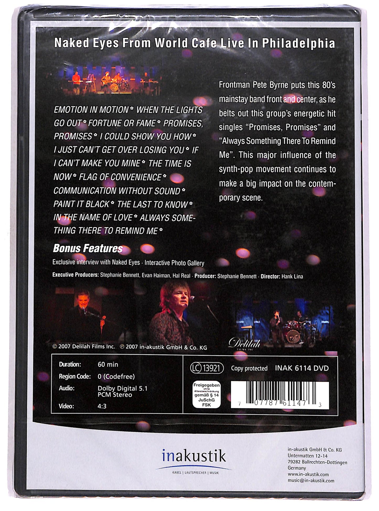 EBOND Naked Eyes – On Stage At World Cafe Live DVD D670958