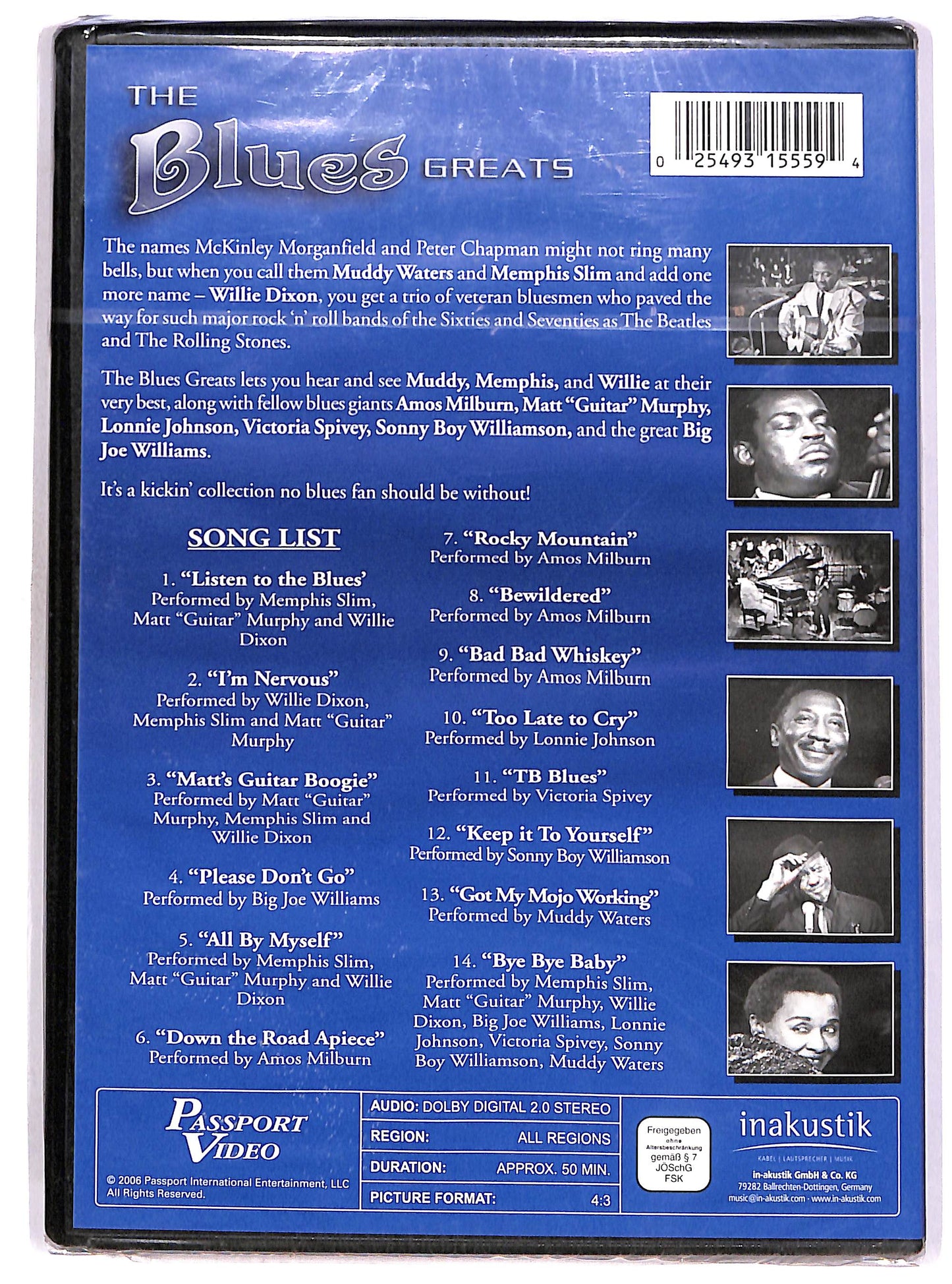 EBOND Various – The Blues Greats DVD D670963