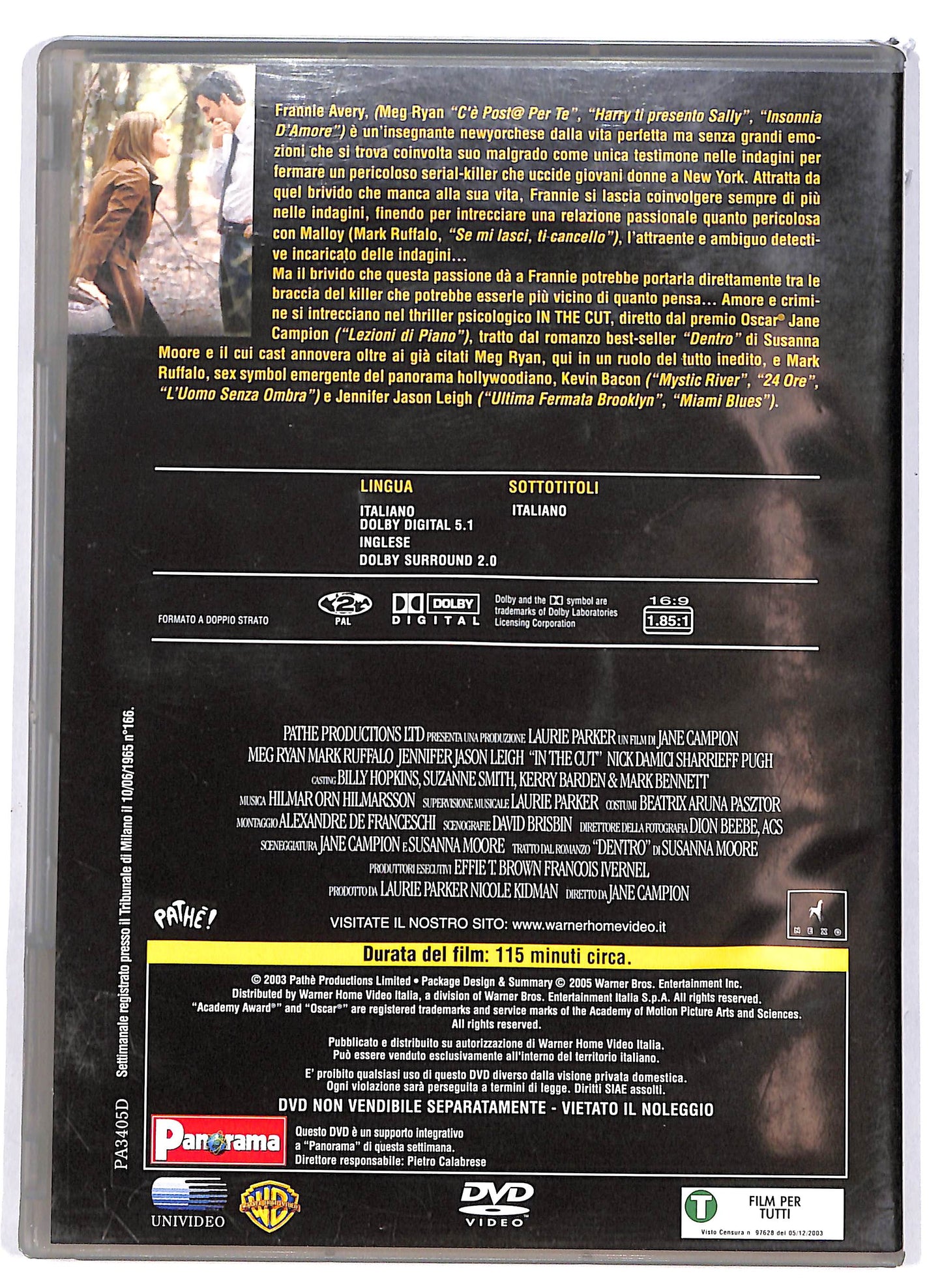 EBOND In the Cut EDITORIALE DVD D671127