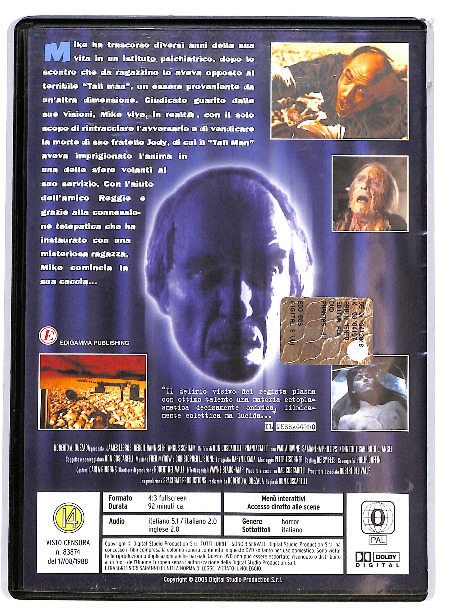 EBOND Fantasmi II EDITORIALE DVD D671130