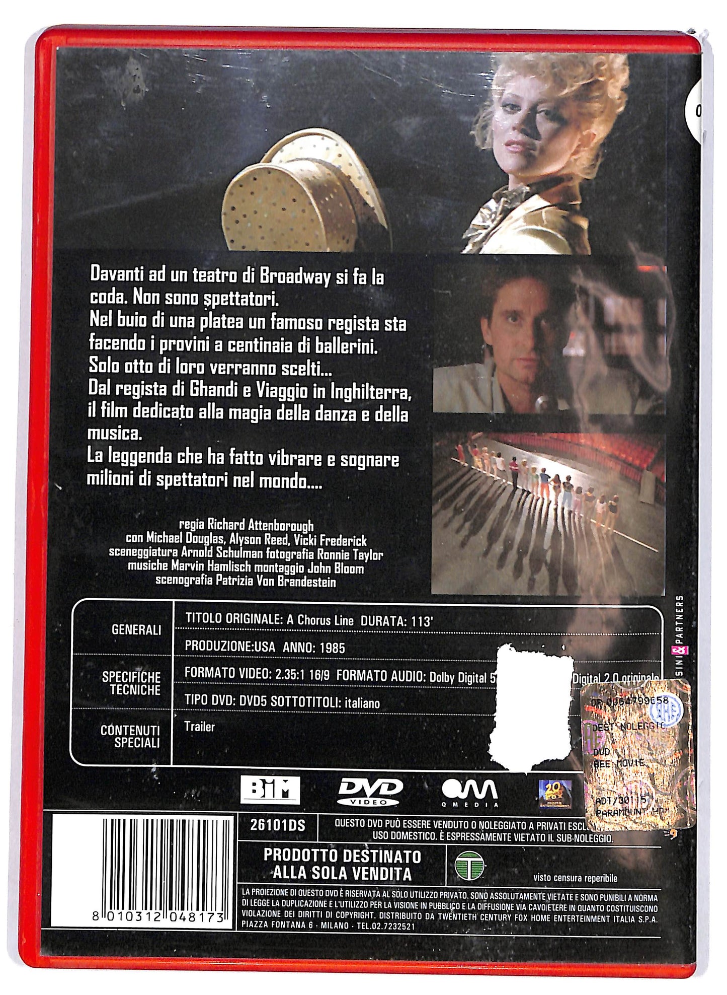 EBOND Chorus Line NOLEGGIO DVD D671218