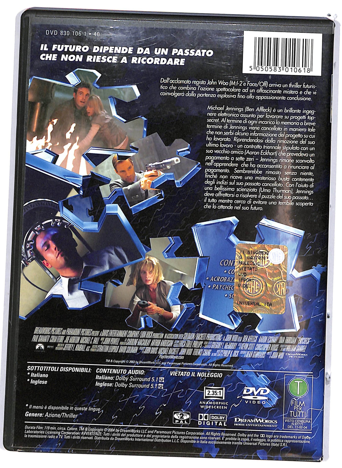 EBOND Paycheck DVD D671226