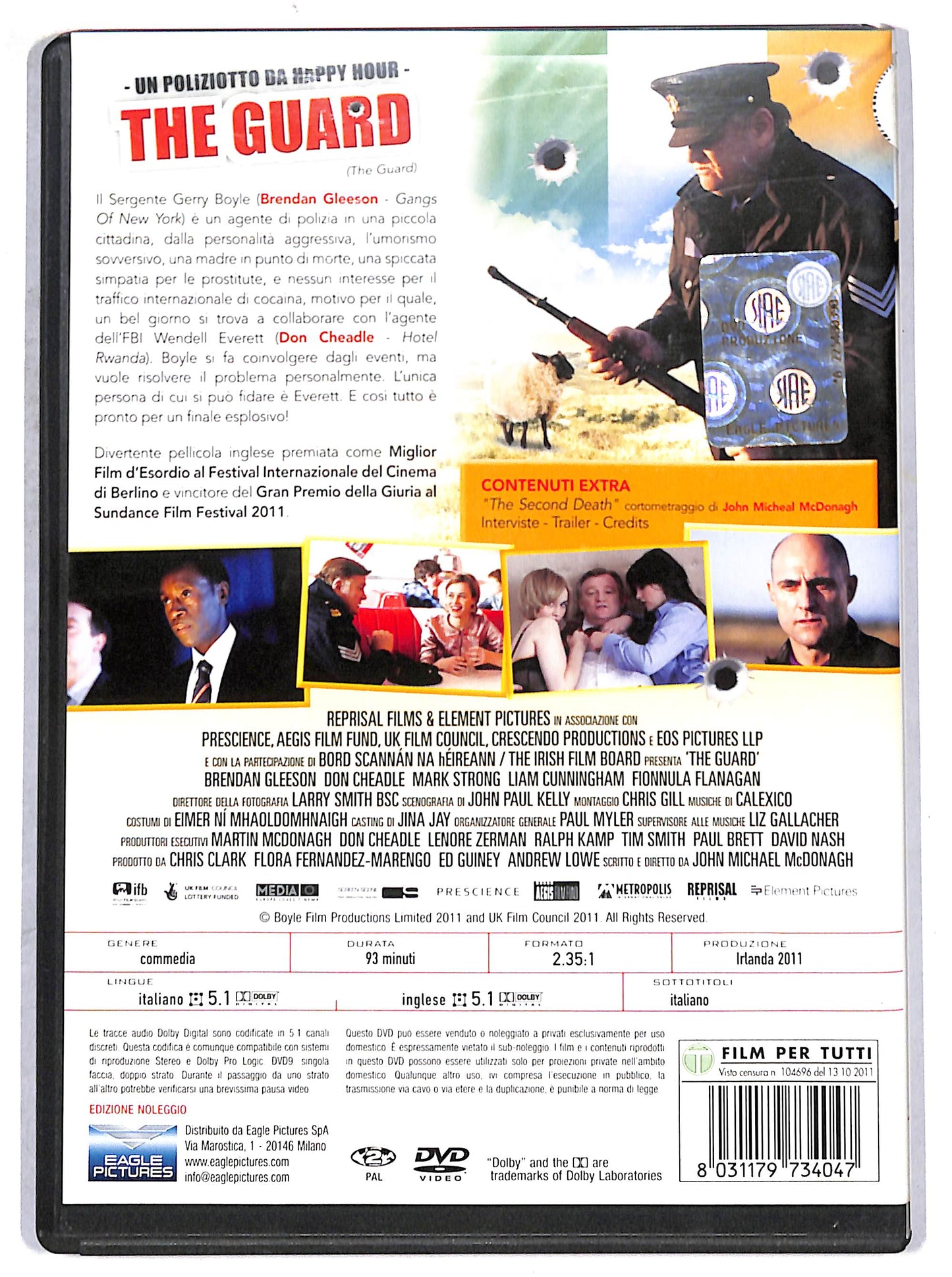 EBOND un poliziotto da happy hour - the guard NOLEGGIO DVD D671333