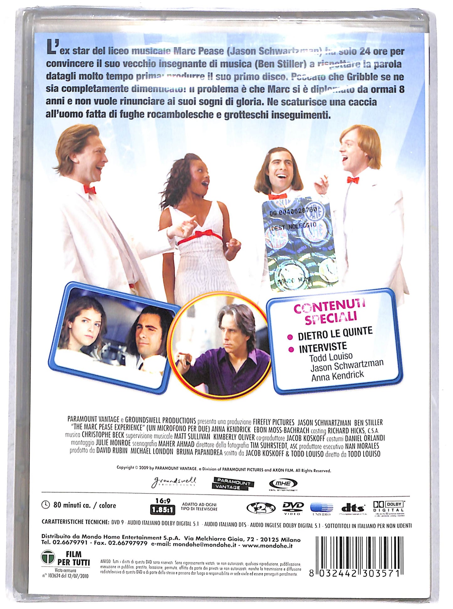 EBOND un microfono per due DVD D671417