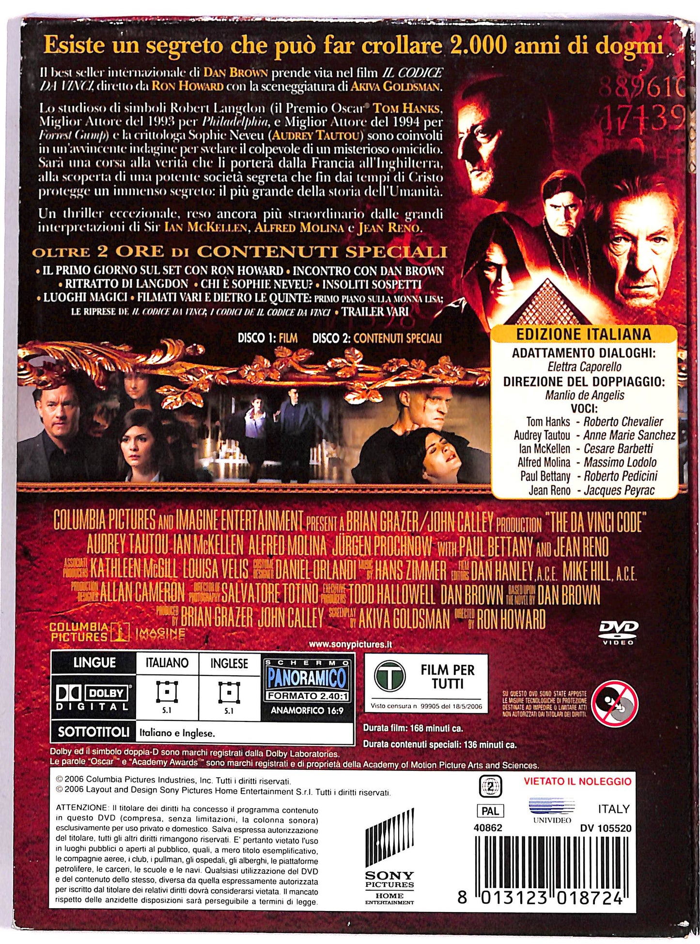 EBOND Il codice Da Vinci (2 dischi) EXTENDED CUT DIGIPACK DVD D671635