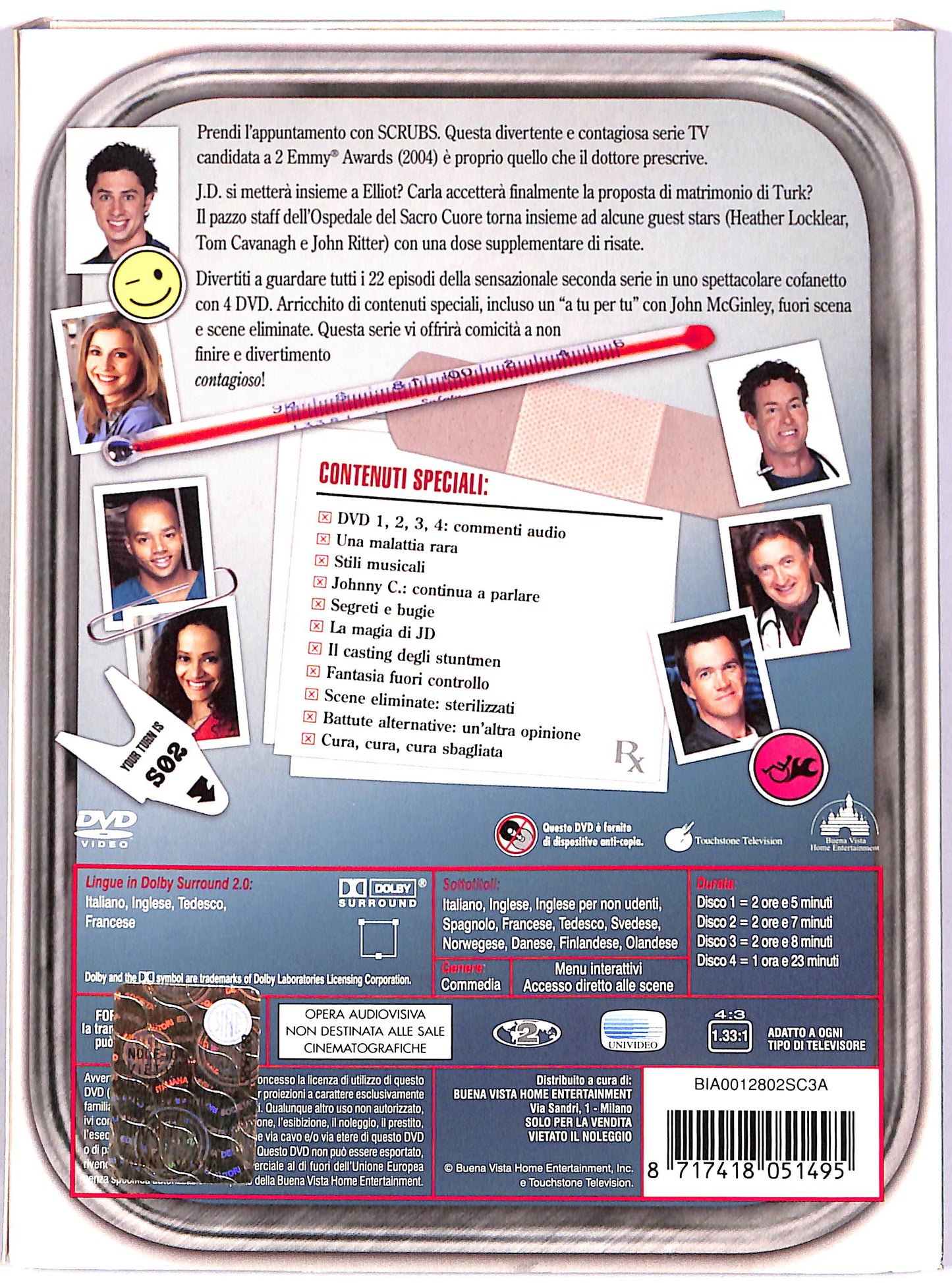 EBOND Scrubs - Seconda serie (4 dischi) DIGIPACK DVD D671702