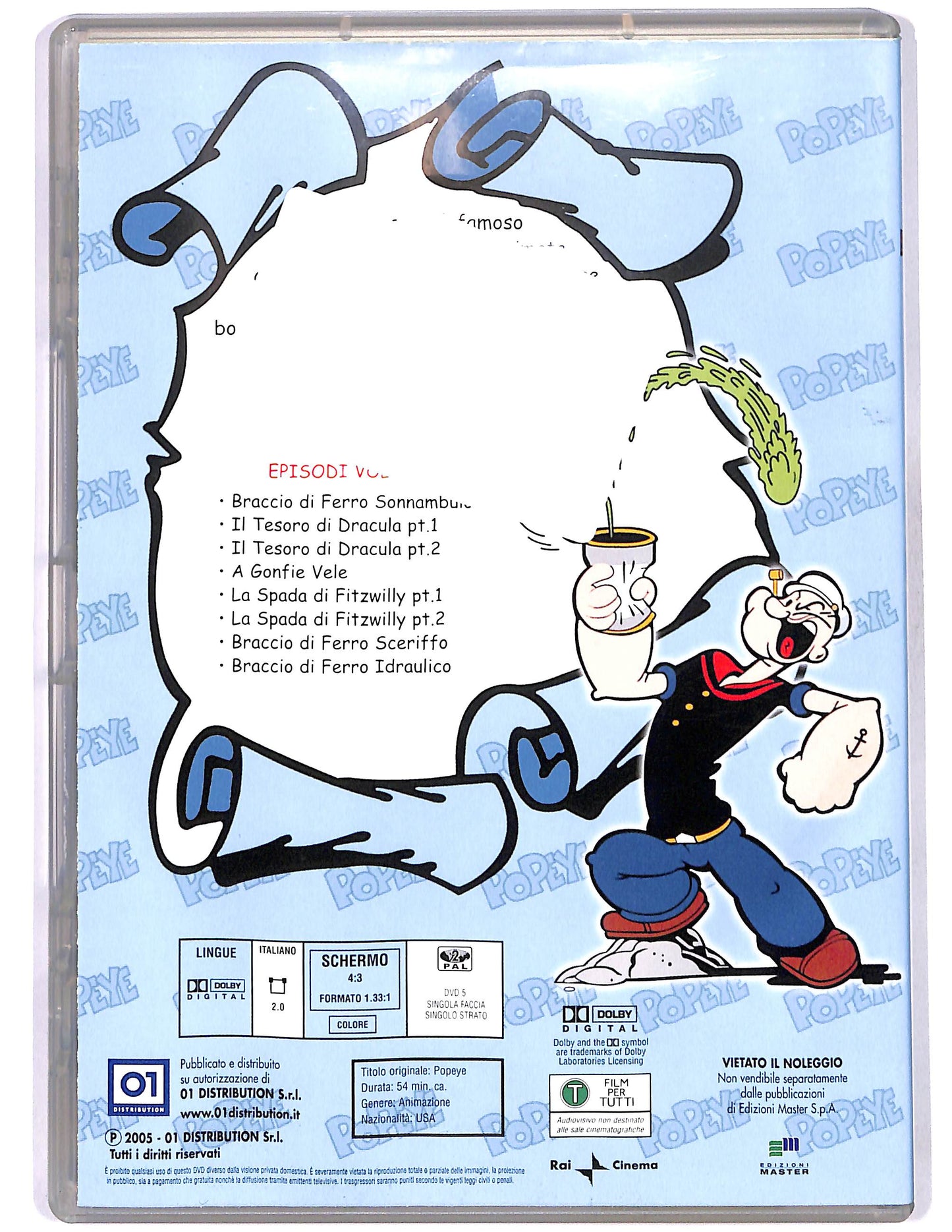 EBOND Popeye Vol.1 EDITORIALE DVD D671851