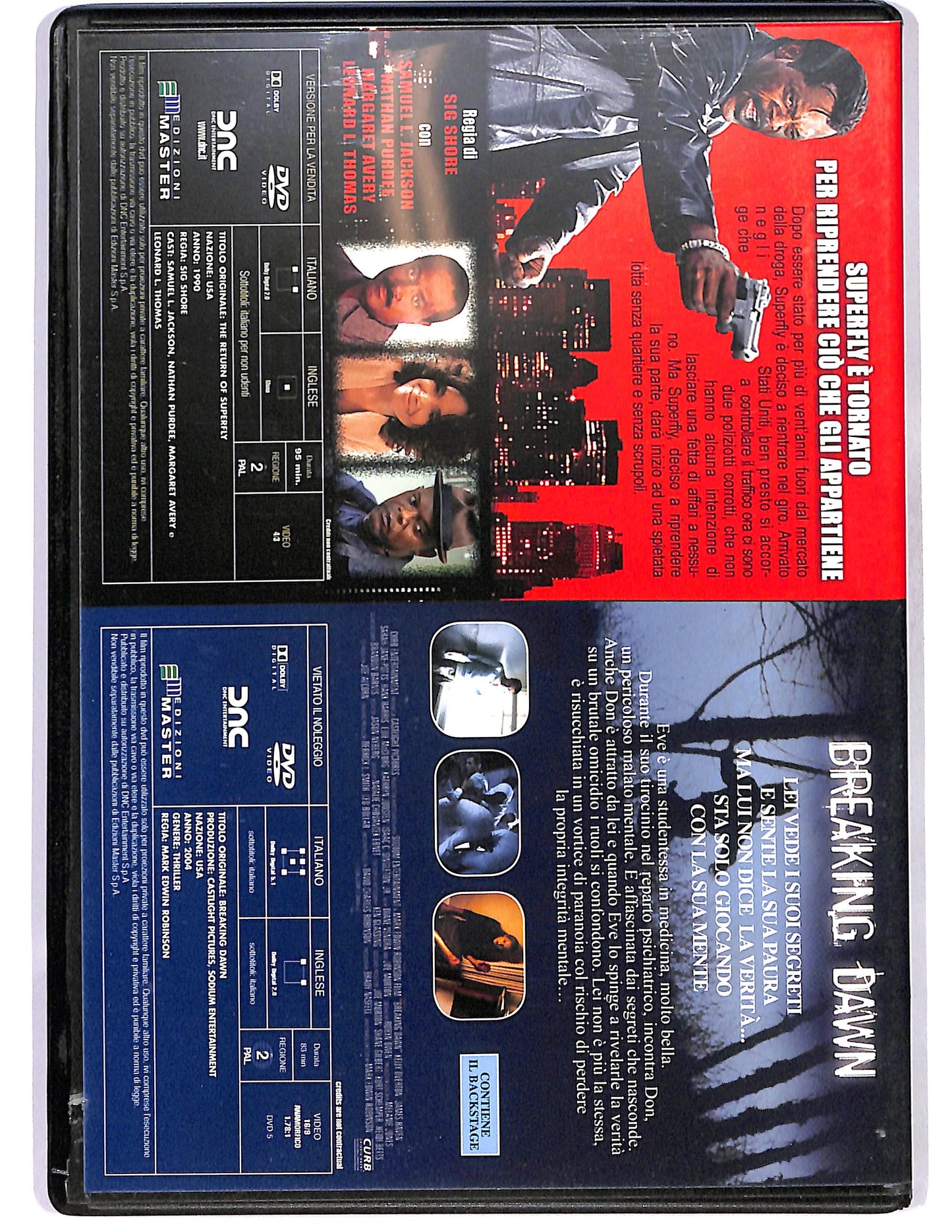 EBOND Breakin Dawn + Il Ritorno di Super Fly EDITORIALE DVD D671917