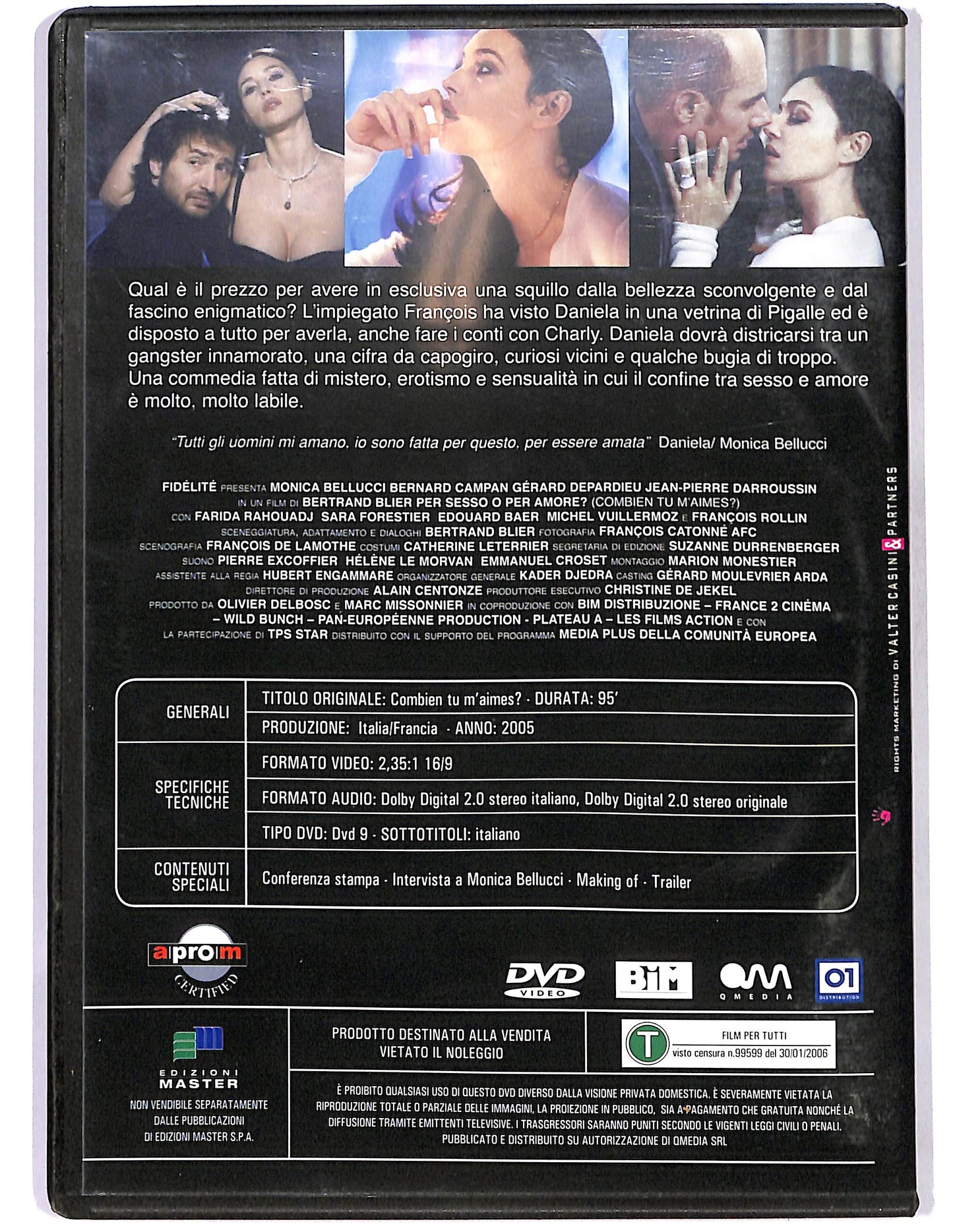 EBOND Per sesso o per amore? EDITORIALE DVD D671923