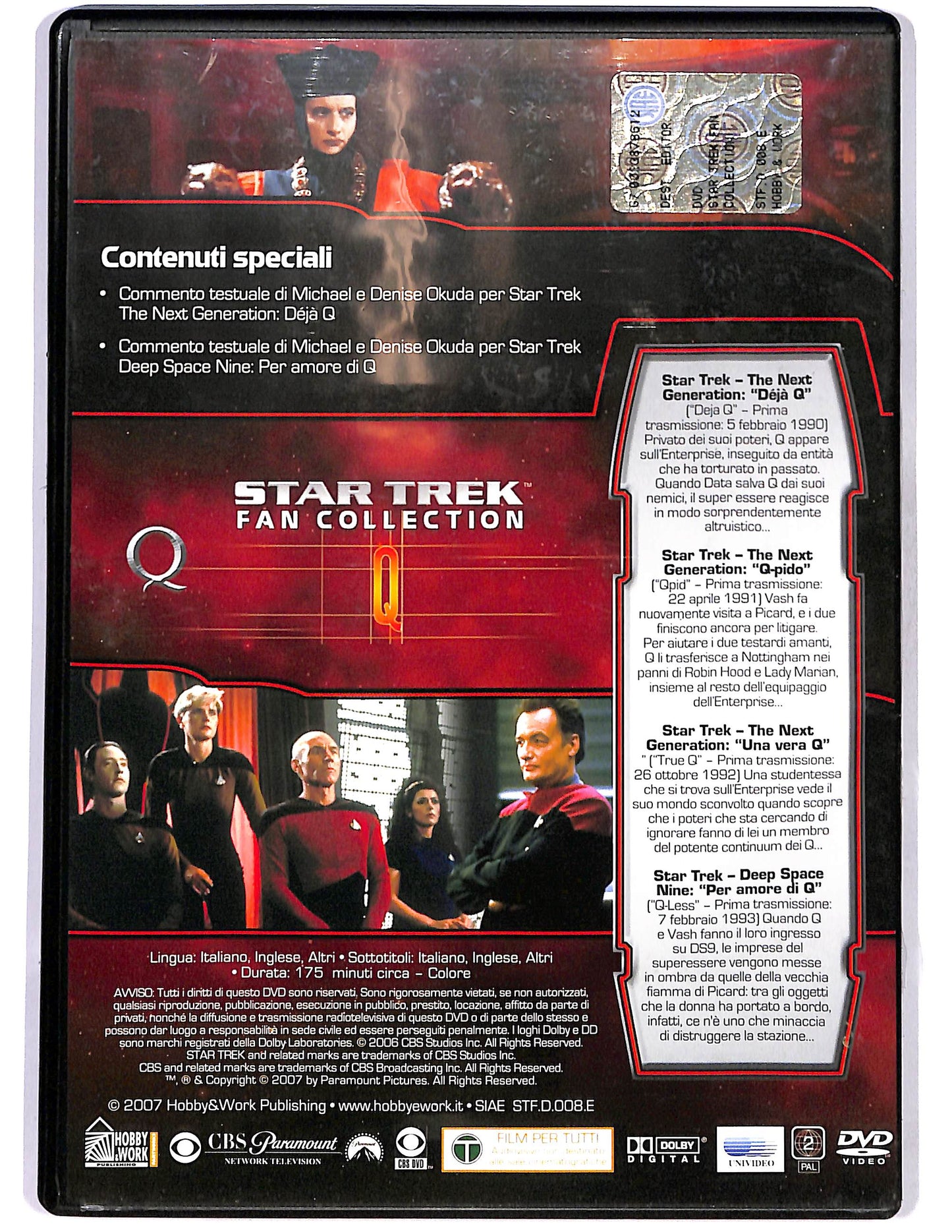 EBOND Star Trek Q Fan Collection Vol.2 EDITORIALE DVD D671949