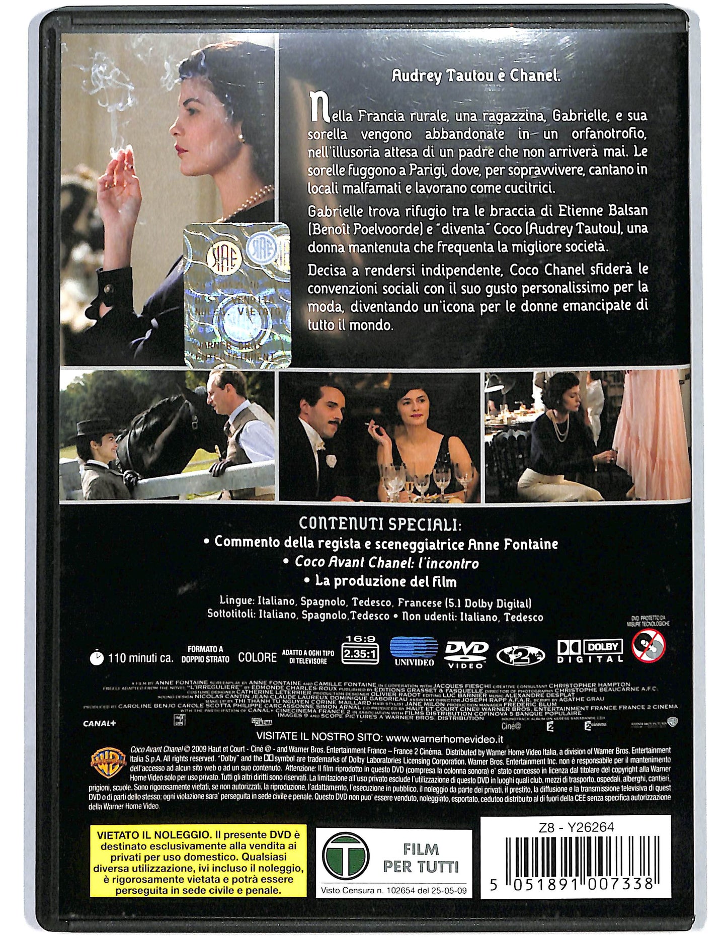 EBOND Coco avant Chanel L'amore prima del mito DVD D672029