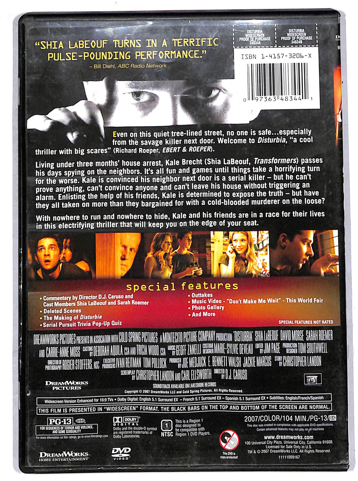 EBOND Disturbia USA Edition DVD D672312