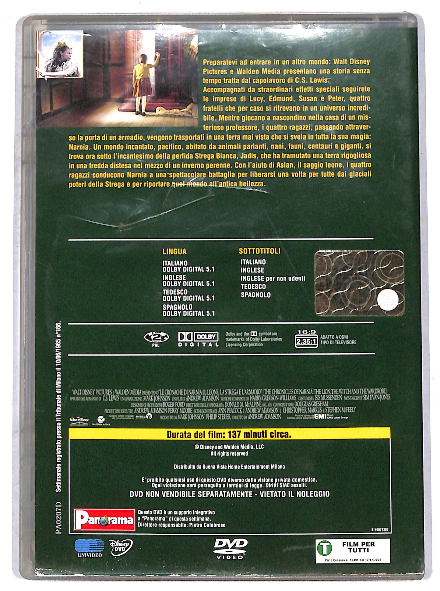 EBOND Le cronache di Narnia - Il leone, la strega e EDITORIALE DVD D672320