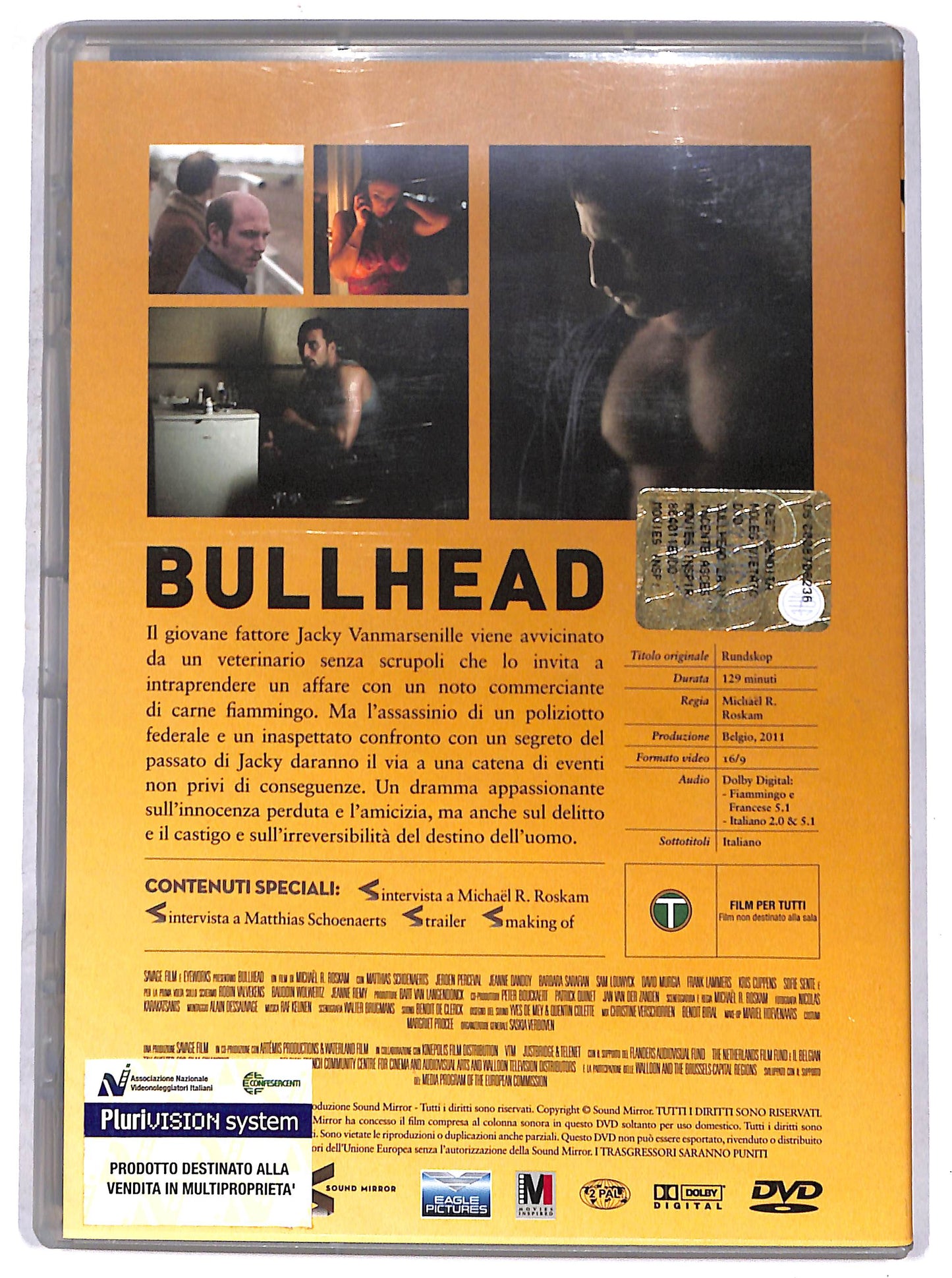 EBOND Bullhead - La vincente ascesa di Jacky EDITORIALE DVD D672404