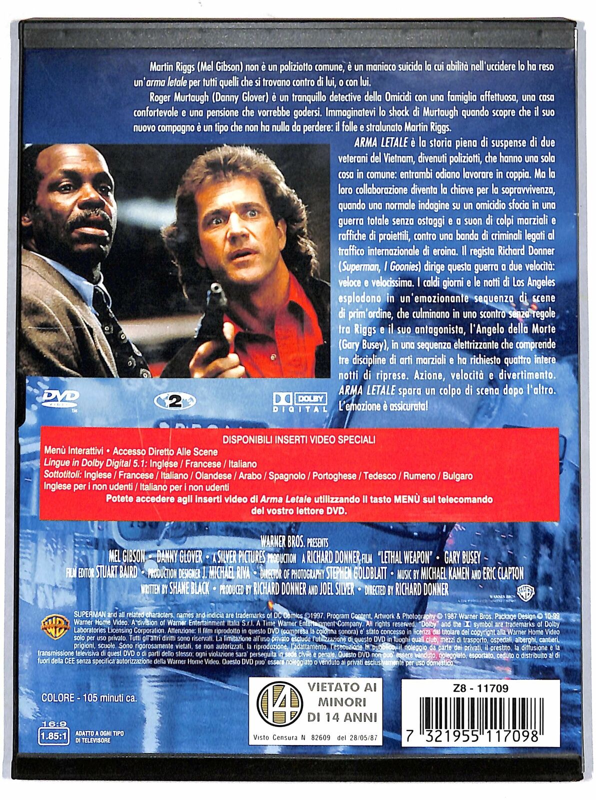 EBOND arma letale SNAPPER NOLEGGIO DVD D672418