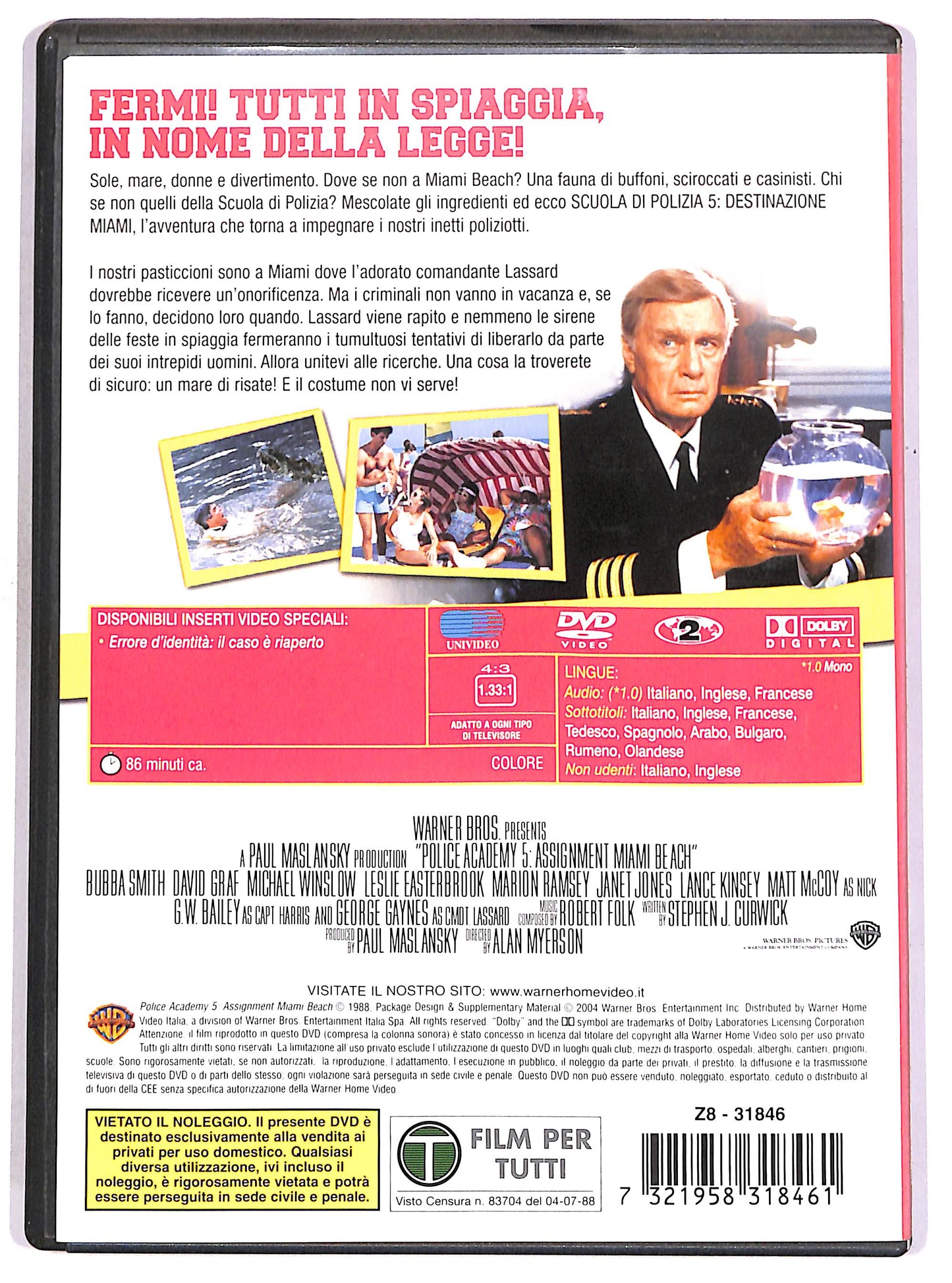EBOND Scuola di polizia 5 - Destinazione Miami DVD D672553