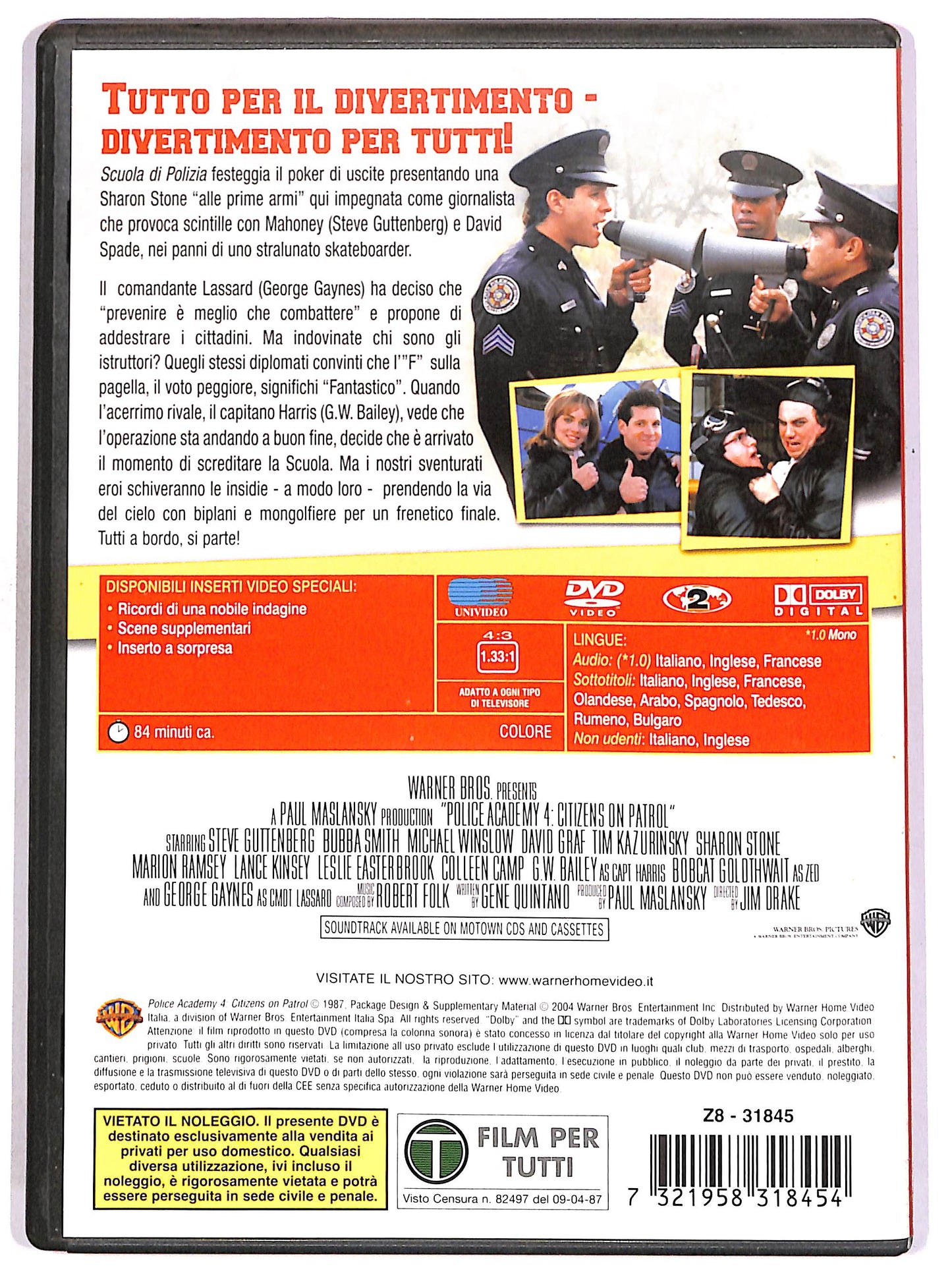 EBOND Scuola di polizia 4 - Cittadini in... guardia DVD D672554