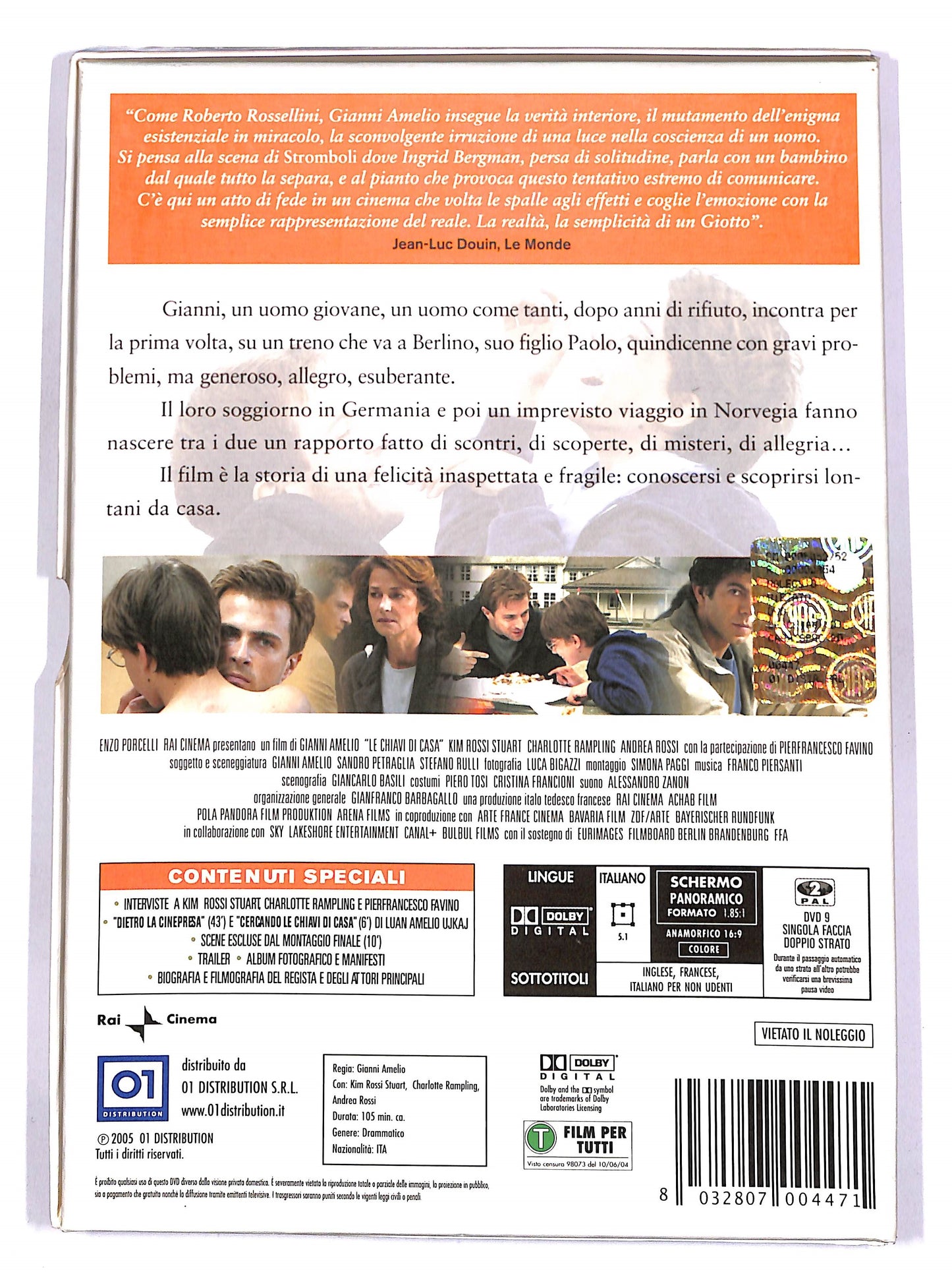 EBOND Le chiavi di casa (Dvd+Libro) COLLECTOR'S EDITION DIGIPACK DVD D672616