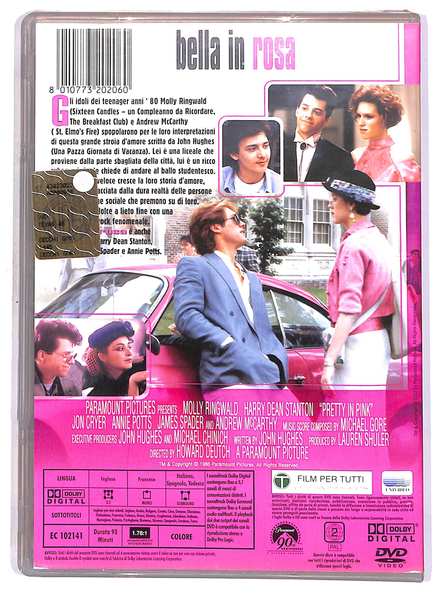 EBOND Bella in rosa TEST PRESSING DVD D672711