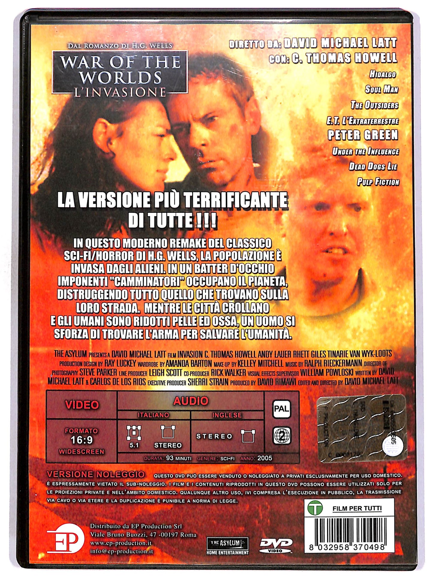 EBOND War of the Worlds - L'invasione NOLEGGIO DVD D672747