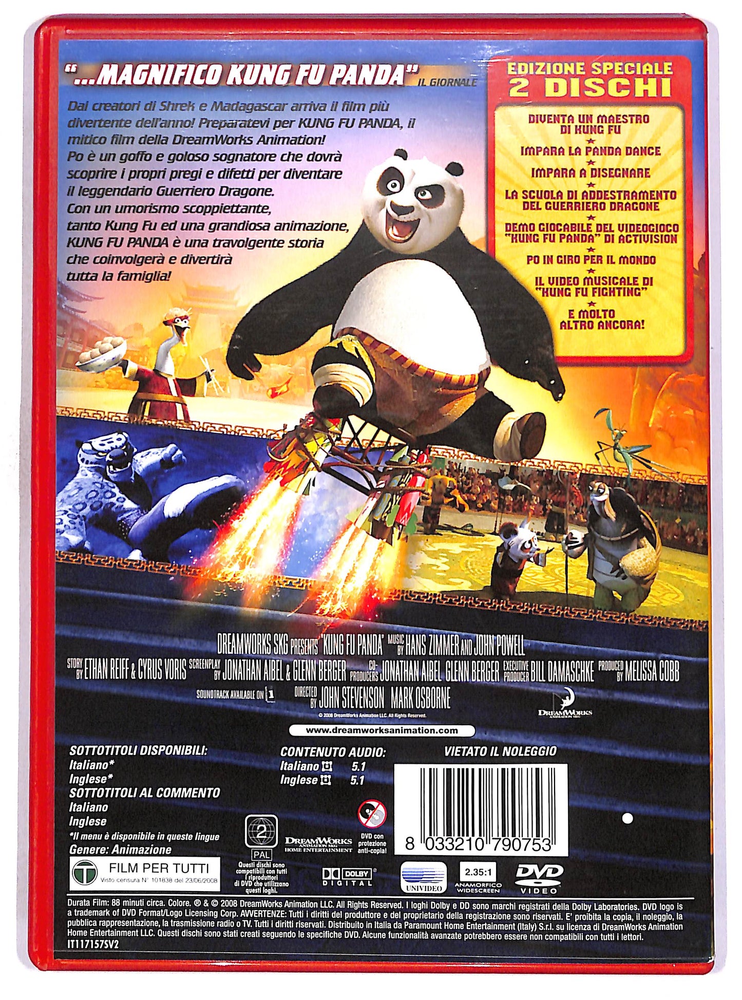 EBOND Kung Fu Panda (2 dischi) EDIZIONE SPECIALE DVD D672755