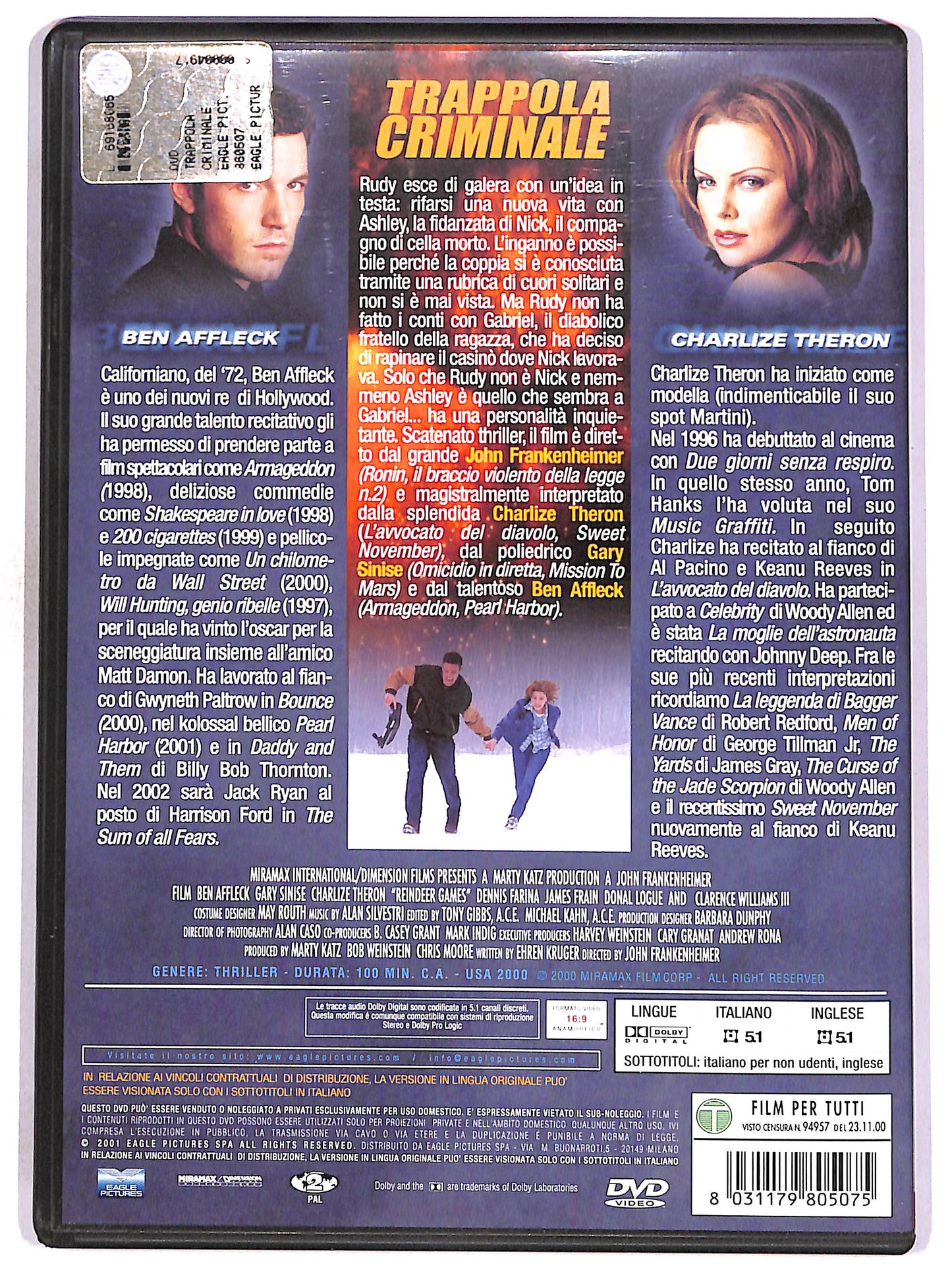 EBOND Trappola Criminale NOLEGGIO DVD D672962