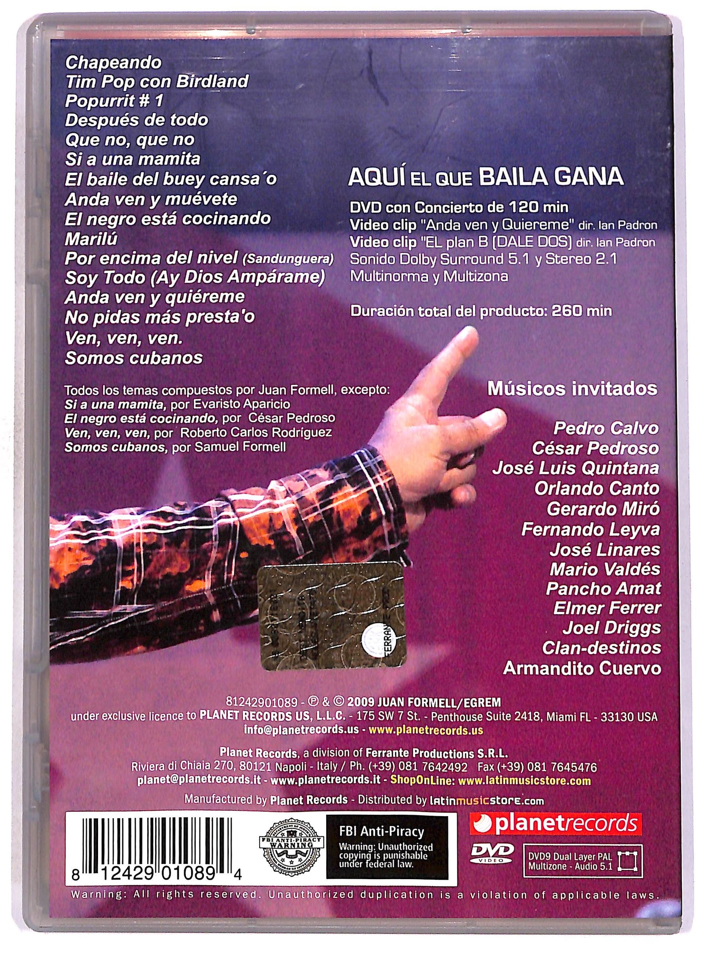 EBOND Van Van - Aqui el que Baila Gana - El Concierto DVD D673017