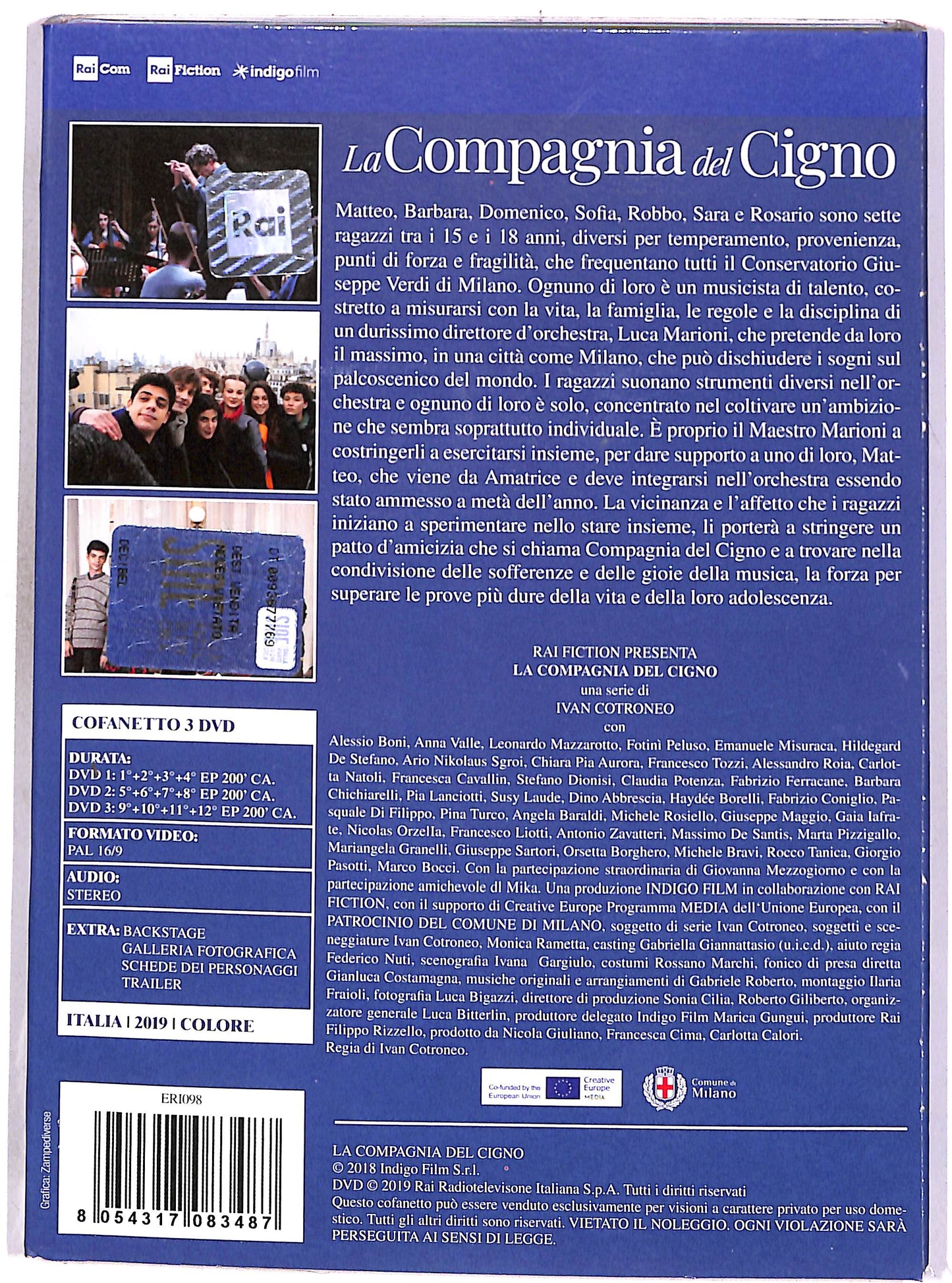EBOND La Compagnia del Cigno - Stagione 1 (3 dischi) SLIPCASE DVD D673032