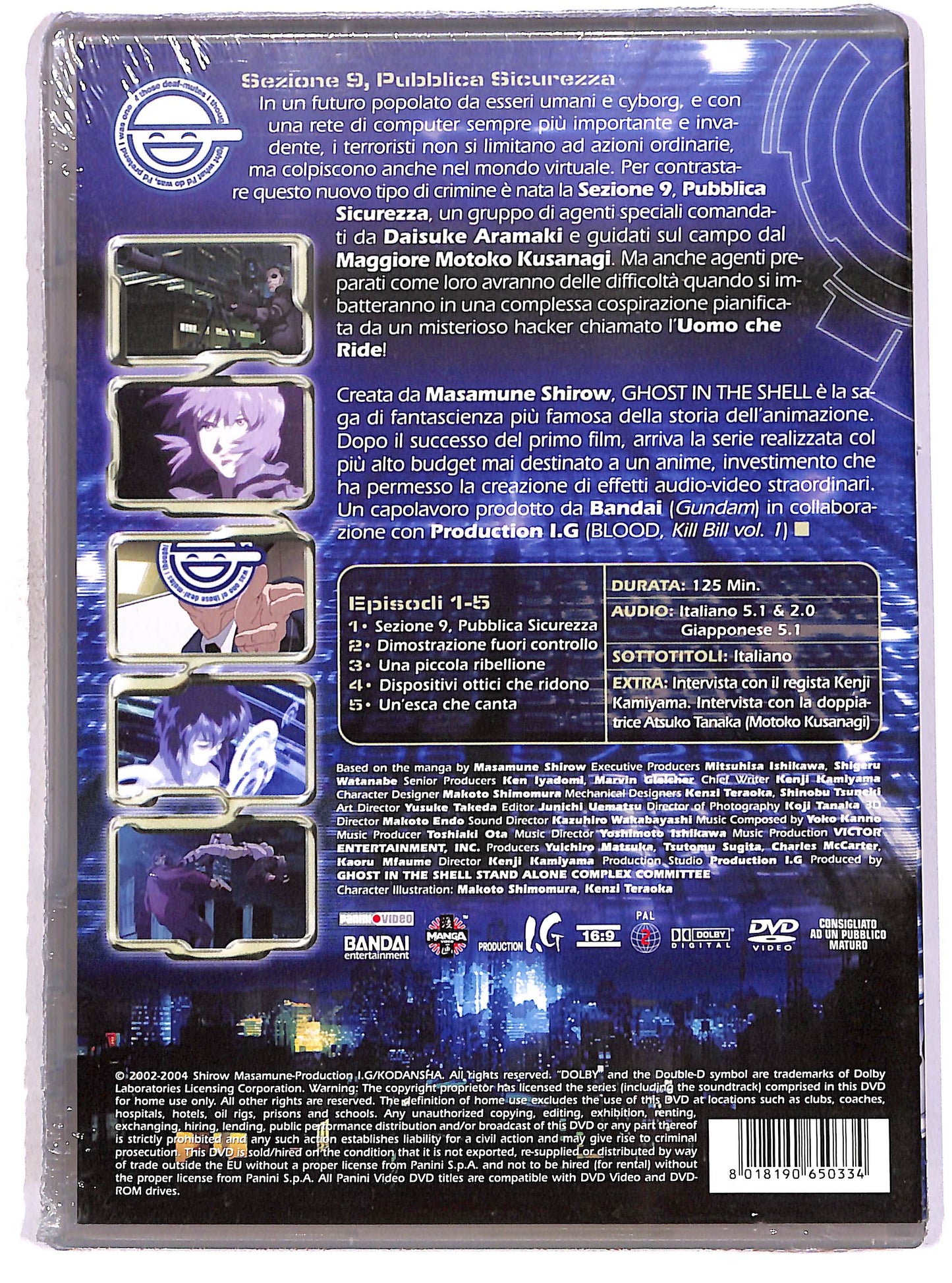 EBOND Ghost in the Shell - Stand Alone Complex - Vol.1 (Eps.1-5) DVD D673037