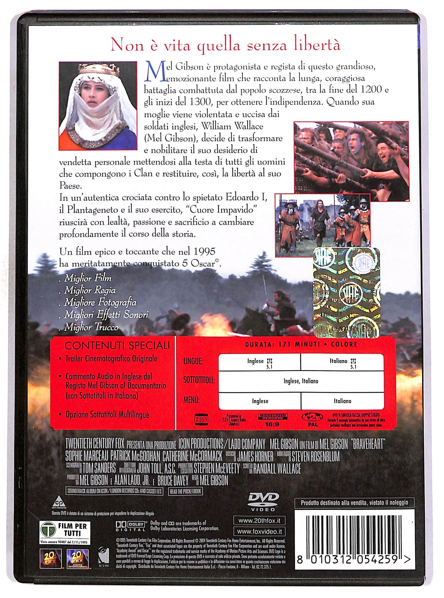 EBOND Braveheart DVD D673430