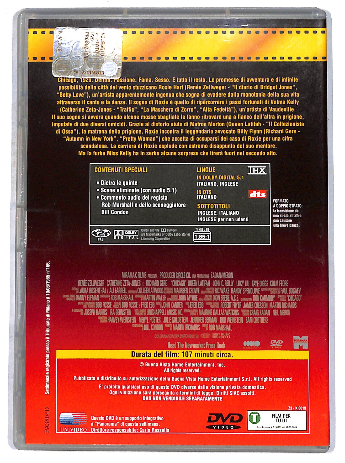 EBOND Chicago EDITORIALE DVD D673522